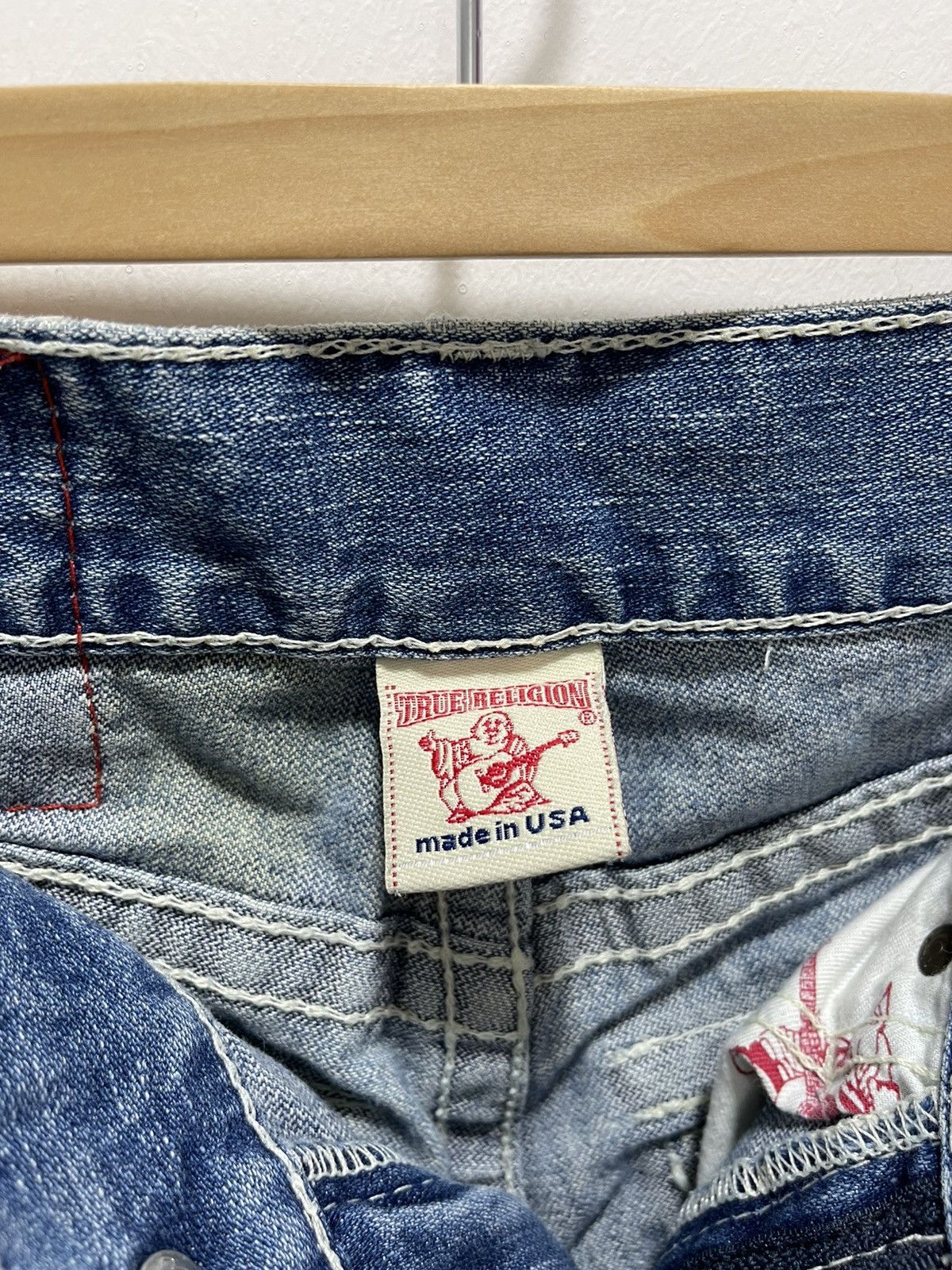True Religion TRUE RELIGION BOOTCUT DISTRESSED JEANS MADE IN USA Size US 29 - 15 Thumbnail