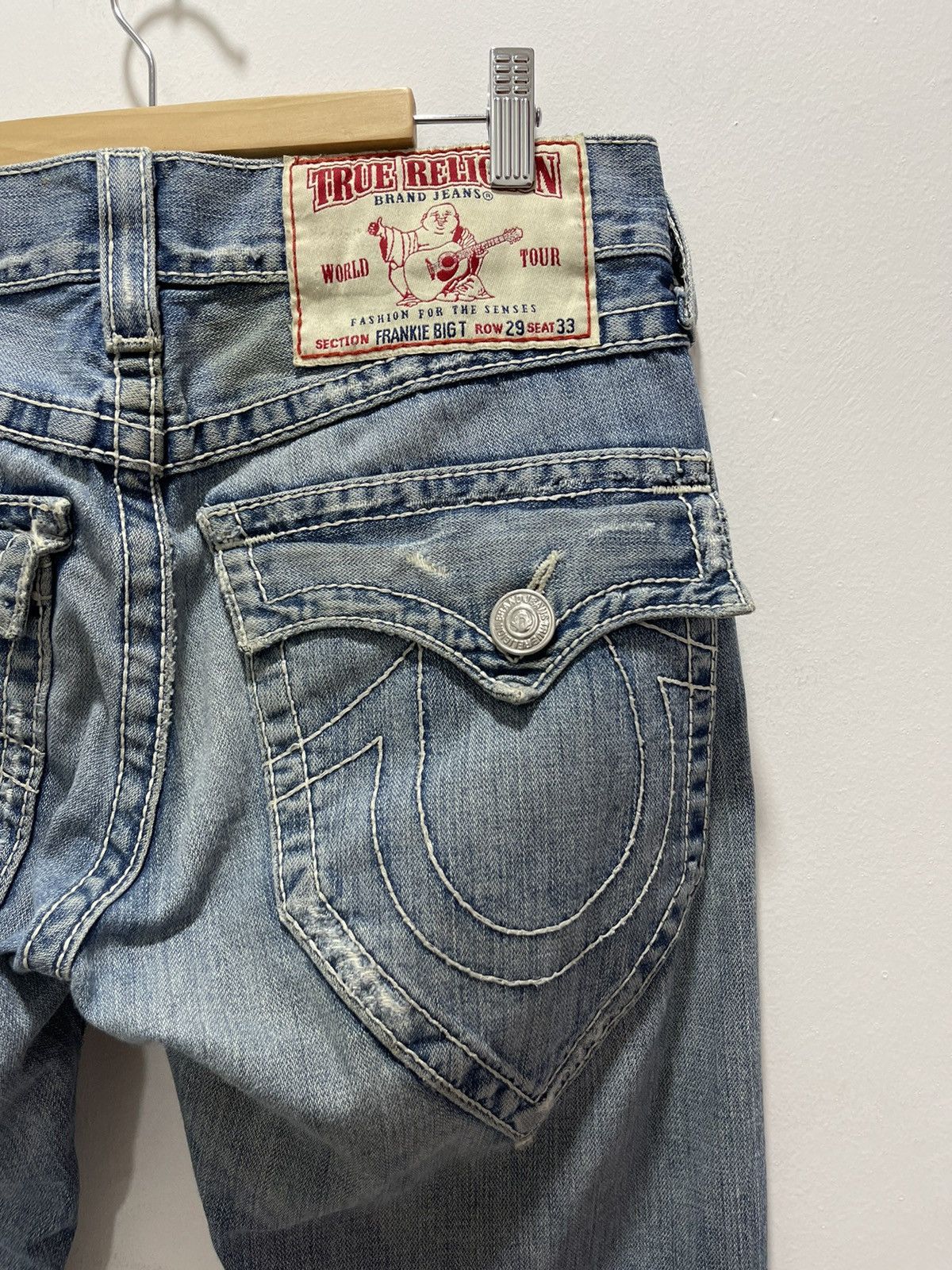 True Religion TRUE RELIGION BOOTCUT DISTRESSED JEANS MADE IN USA Size US 29 - 8 Thumbnail