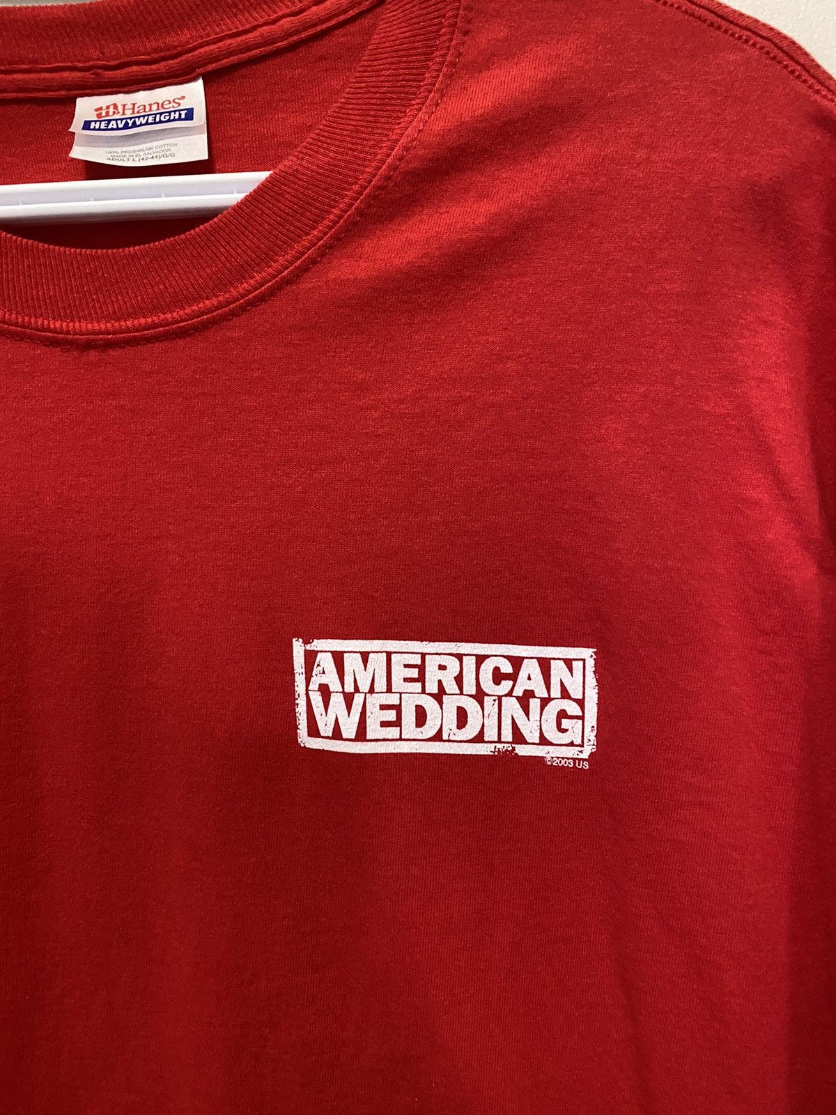 Vintage VINTAGE 03 AMERICAN WEDDING PROMO MOVIE SHIRT Size US XL / EU 56 / 4 - 3 Thumbnail