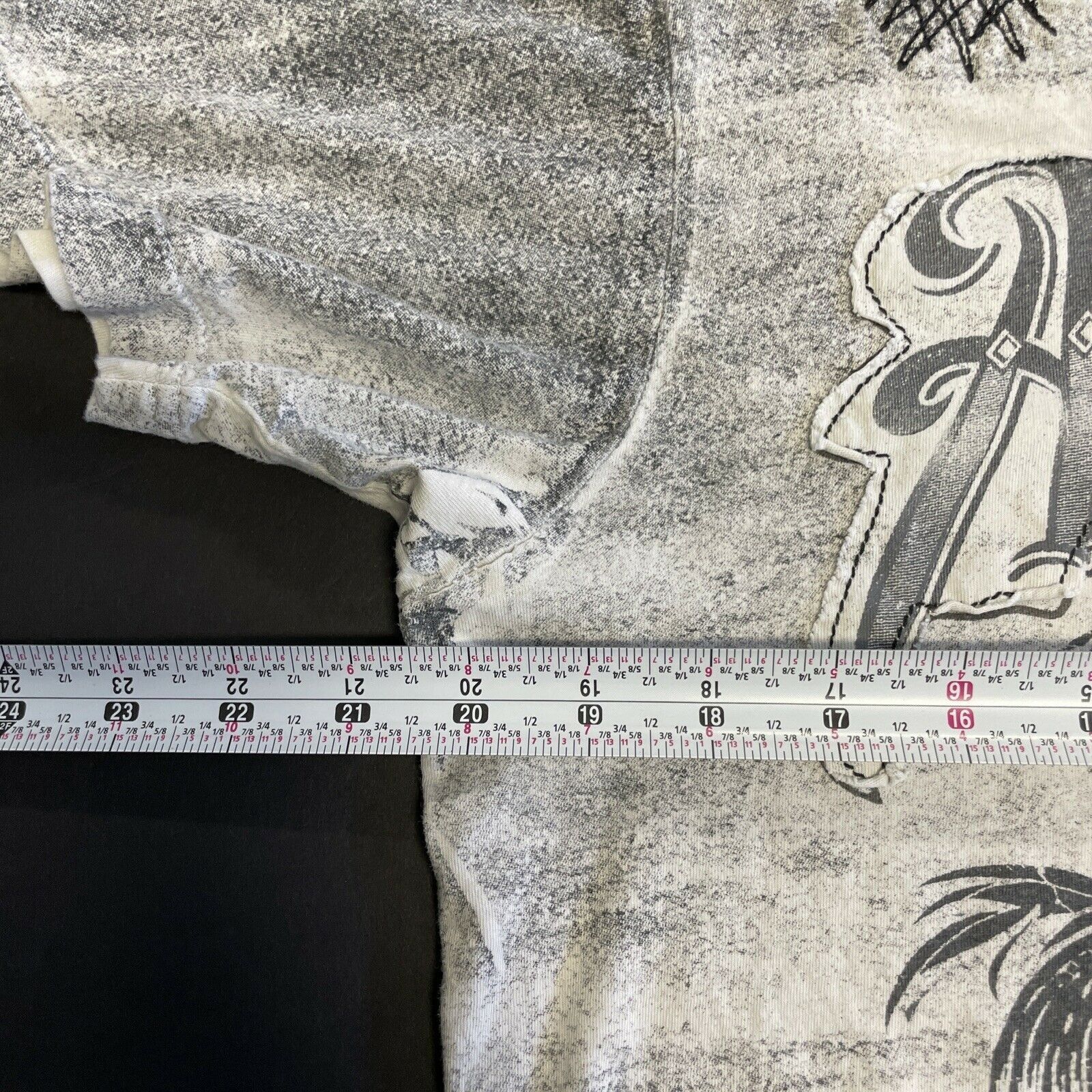 Affliction AFFLICTION Spell Out T Shirt Gray Cotton USA M Size US M / EU 48-50 / 2 - 4 Thumbnail