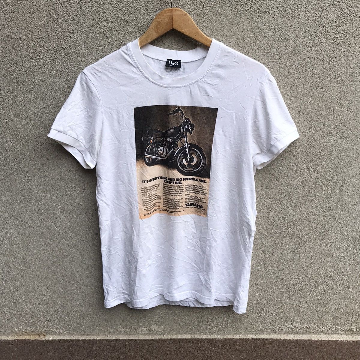 Dolce & Gabbana DOLCE and GABBANA photo tee yamaha motorcycle Size US M / EU 48-50 / 2 - 1 Thumbnail