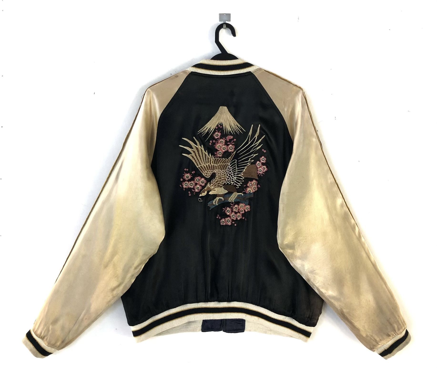 Japanese Brand VINTAGE REVERSIBLE SUKAJAN SATIN JACKET Size US L / EU 52-54 / 3 - 1 Thumbnail