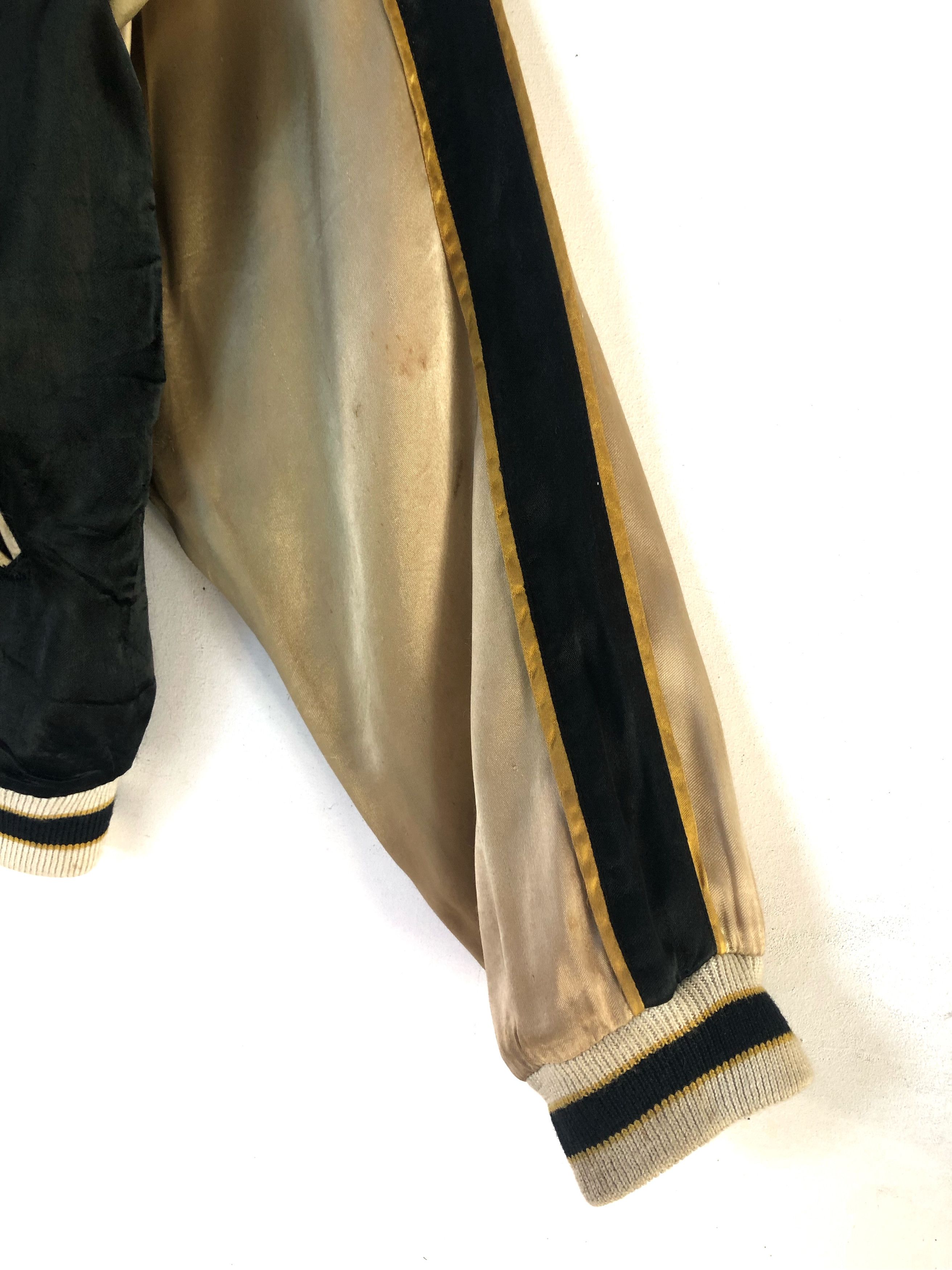 Japanese Brand VINTAGE REVERSIBLE SUKAJAN SATIN JACKET Size US L / EU 52-54 / 3 - 8 Thumbnail