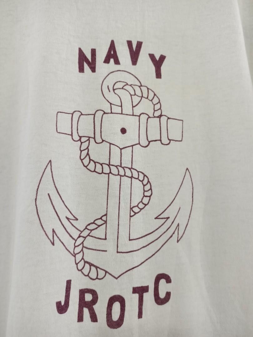 Fruit Of The Loom × Vintage 90's US Navy x JROTC Shirt Size US L / EU 52-54 / 3 - 5 Thumbnail
