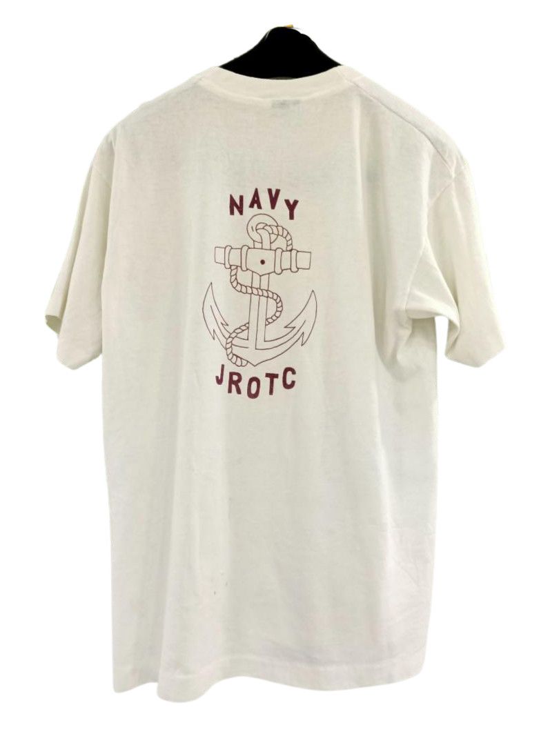Fruit Of The Loom × Vintage 90's US Navy x JROTC Shirt Size US L / EU 52-54 / 3 - 1 Thumbnail