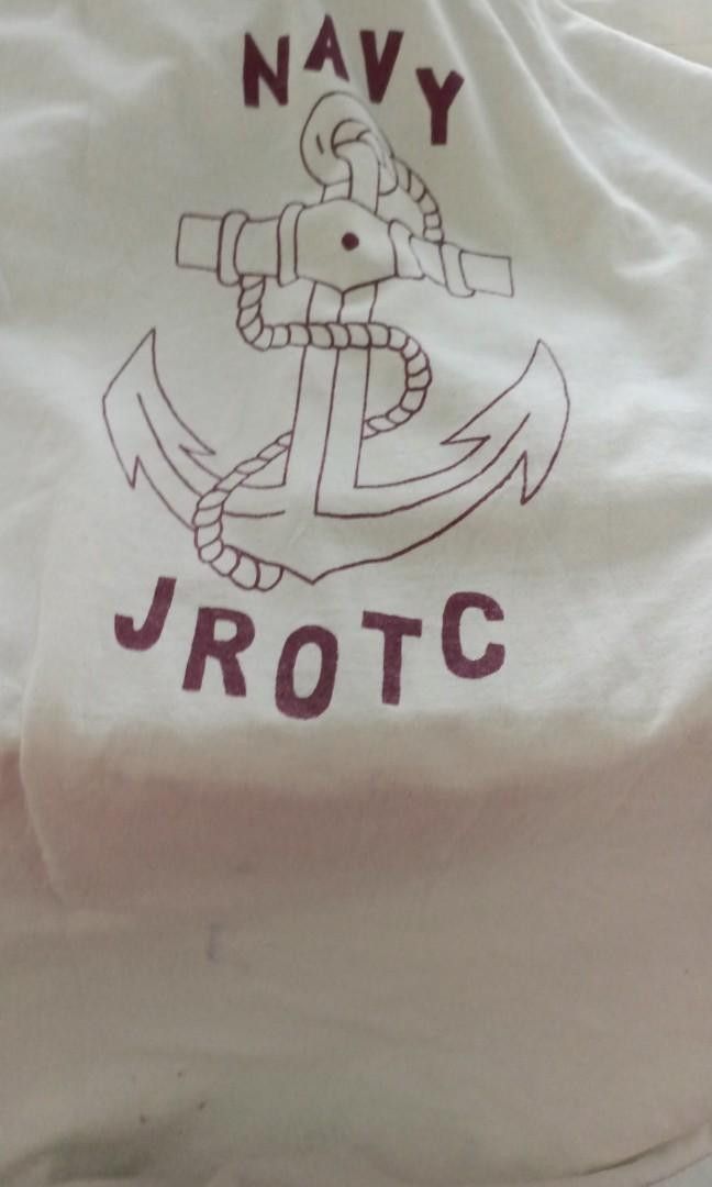 Fruit Of The Loom × Vintage 90's US Navy x JROTC Shirt Size US L / EU 52-54 / 3 - 4 Thumbnail