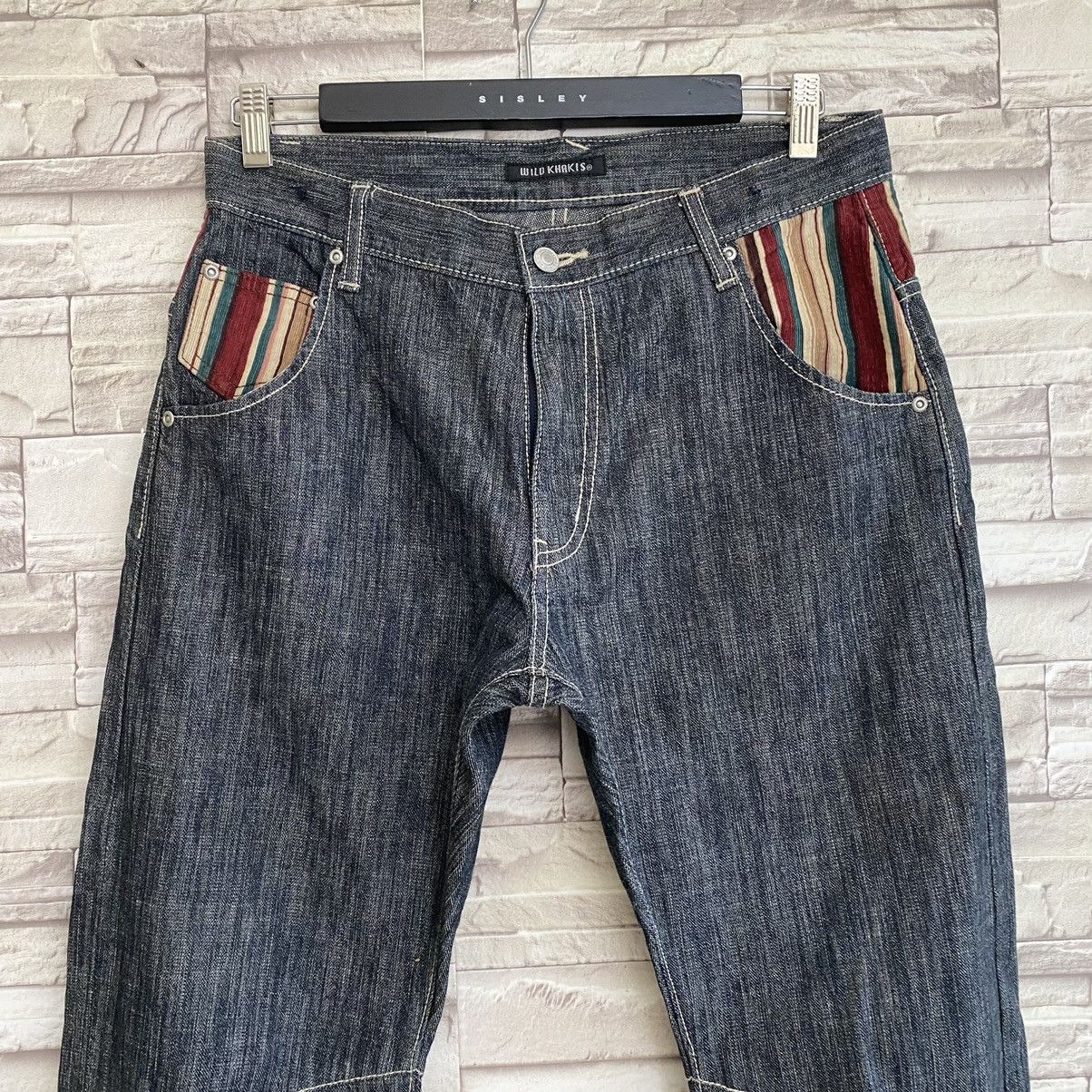 Japanese Brand Japanese Brand WILDKHAKIS Denim Hybrid Jeans Size US 31 - 5 Thumbnail