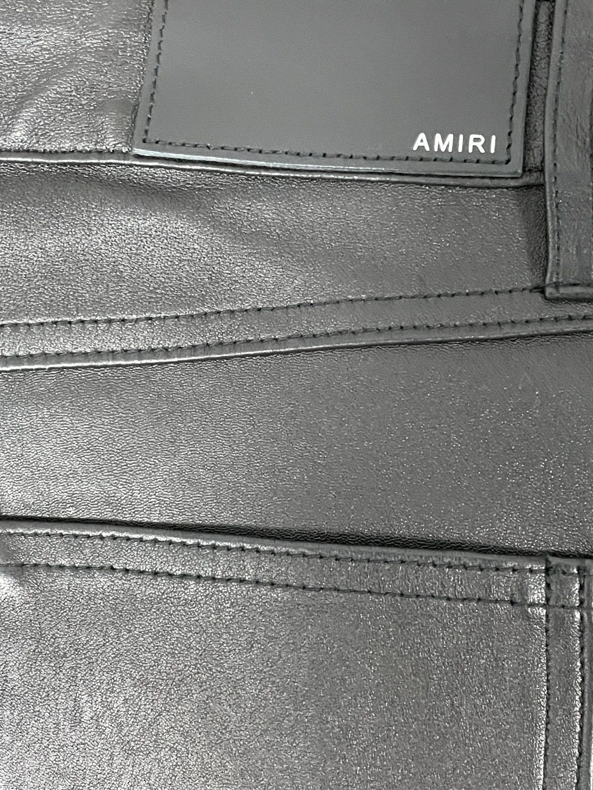 Amiri Amiri Cropped Flare Jean ‘Black’ Size US 30 / EU 46 - 3 Thumbnail