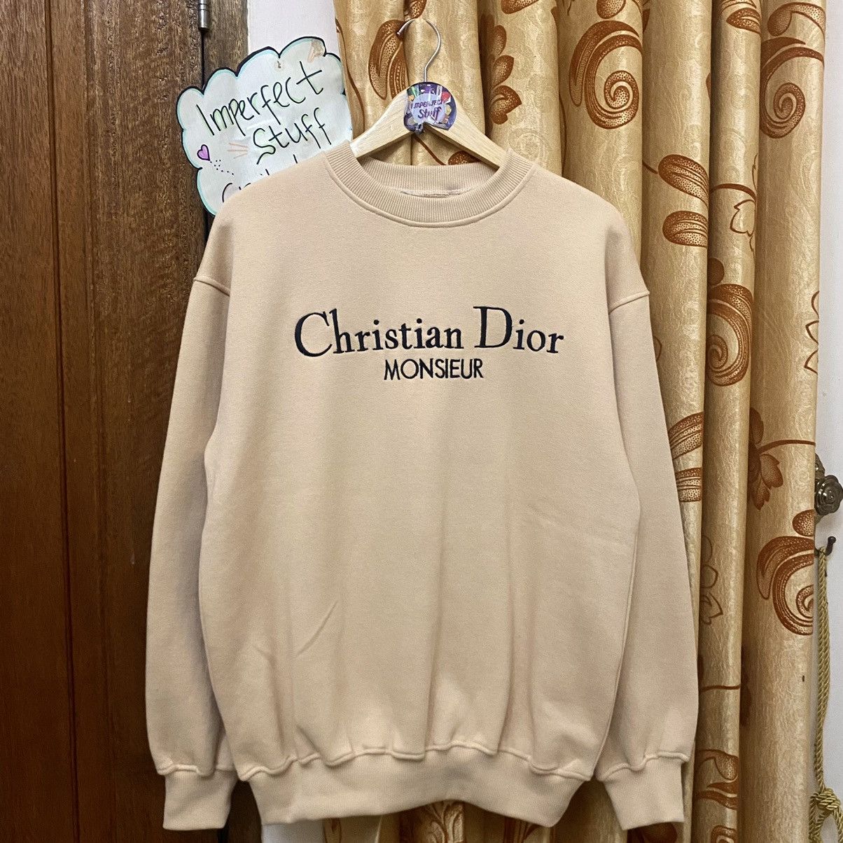 Dior Vintage Christian Dior Monsieur Sports Big Logo Sweatshirt