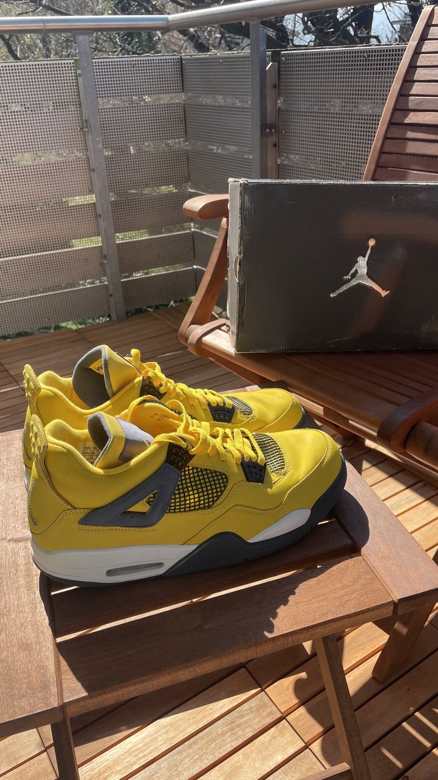 Jordan Brand Air Jordan 4 Retro LS Lightning 2006 Size US 13 / EU 46 - 2 Thumbnail