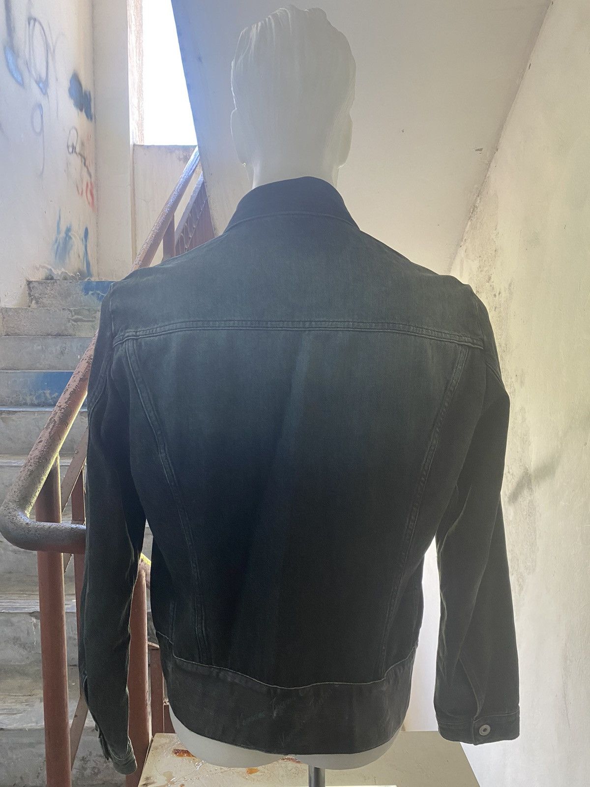 Designer × Versace × Versace Jeans Couture VERSACE JEANS COUTURE JEANS DENIM JACKET LEATHER AT BOTTOM Size US S / EU 44-46 / 1 - 3 Thumbnail