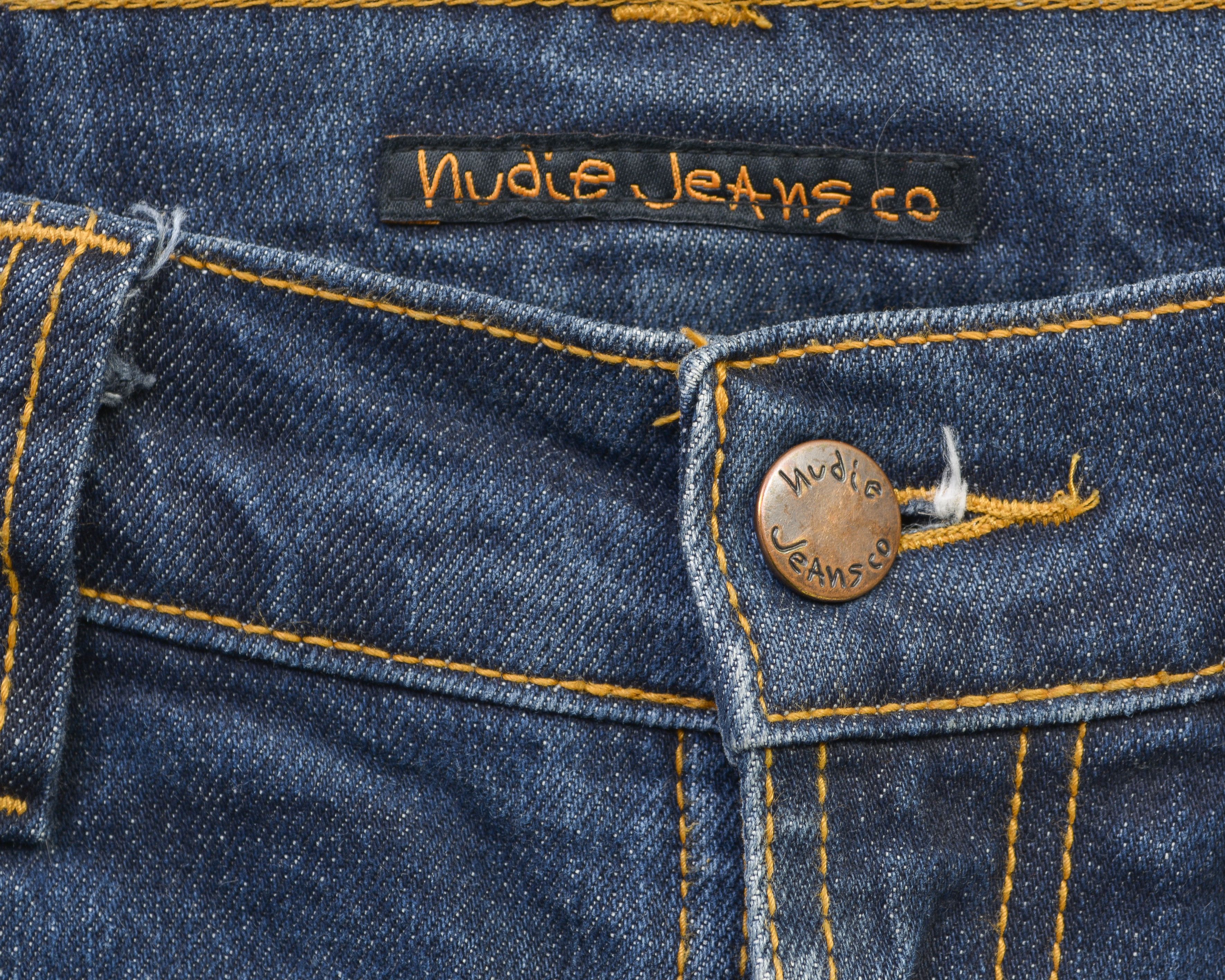 Nudie Jeans Thin Finn Org Dry Twill W30 L32 Denim Trousers Slim Jeans Size US 30 / EU 46 - 3 Thumbnail