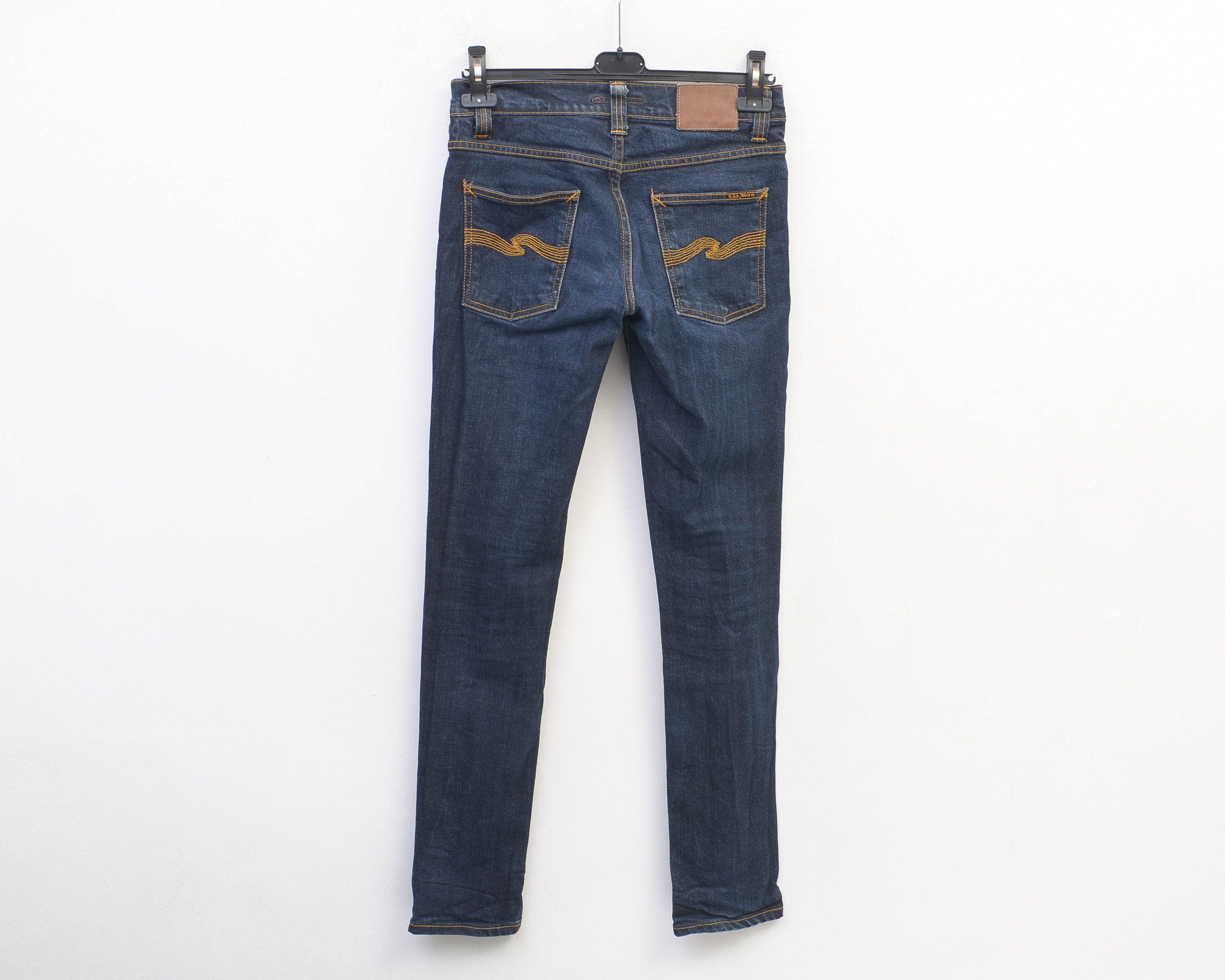 Nudie Jeans Thin Finn Org Dry Twill W30 L32 Denim Trousers Slim Jeans Size US 30 / EU 46 - 4 Thumbnail