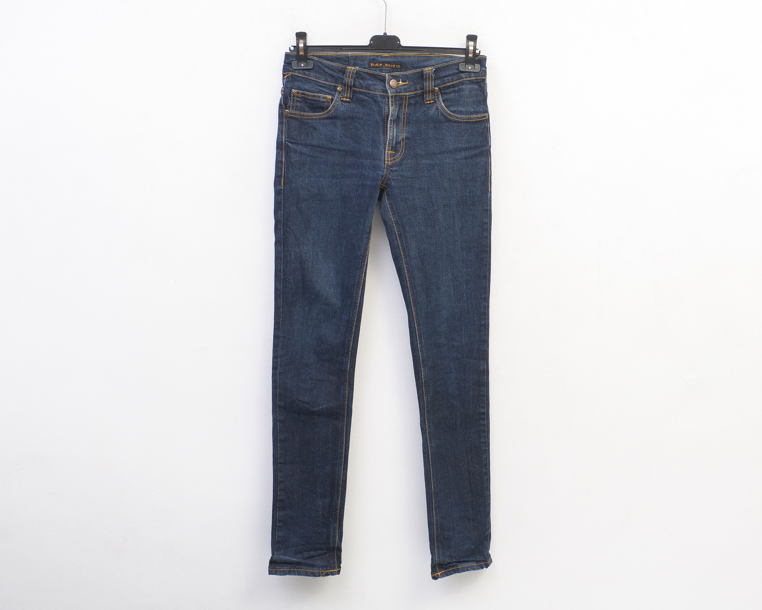 Nudie Jeans Thin Finn Org Dry Twill W30 L32 Denim Trousers Slim Jeans Size US 30 / EU 46 - 1 Thumbnail
