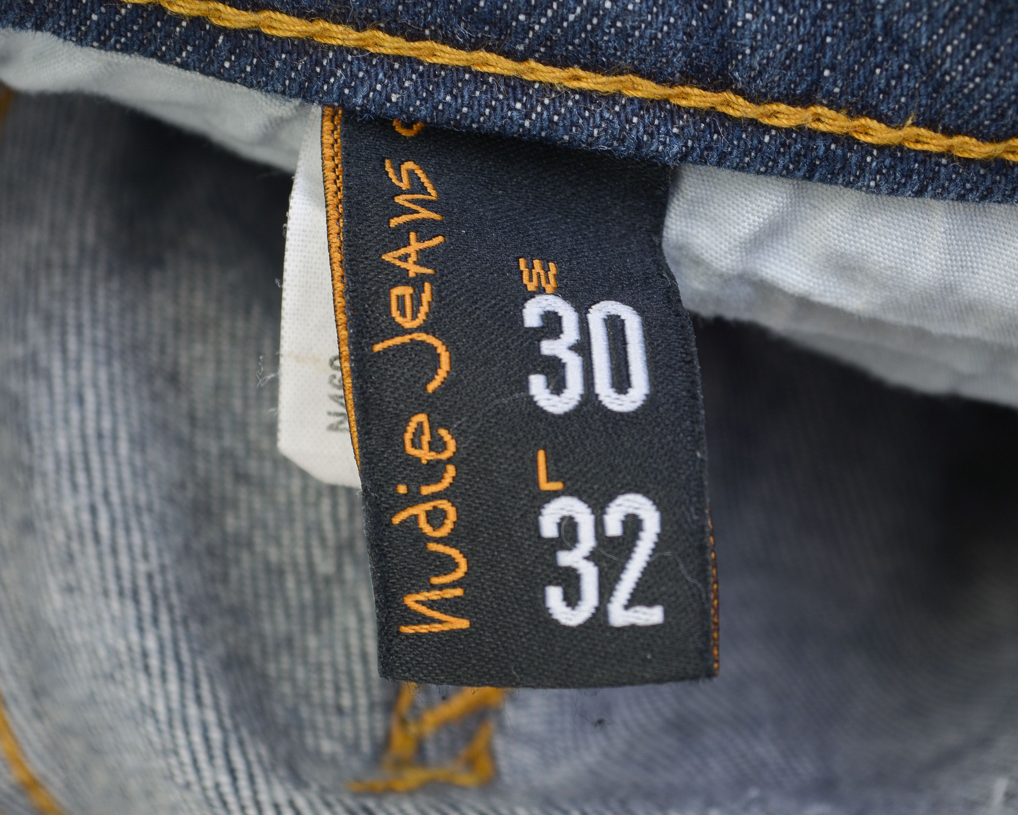 Nudie Jeans Thin Finn Org Dry Twill W30 L32 Denim Trousers Slim Jeans Size US 30 / EU 46 - 6 Thumbnail
