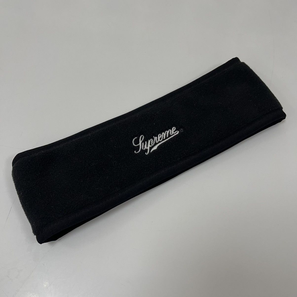 image of Supreme Polartec Logo Headband Black, Men's