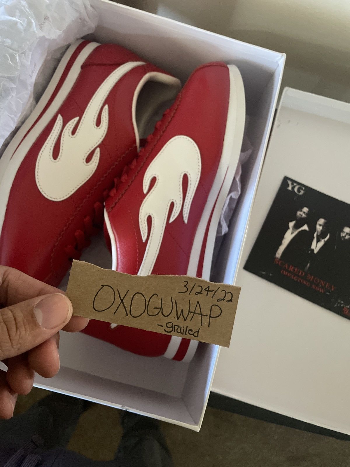 4HUNNID Yg 4hunnid X The Flame (DS) Size US 11 / EU 44 - 8 Thumbnail