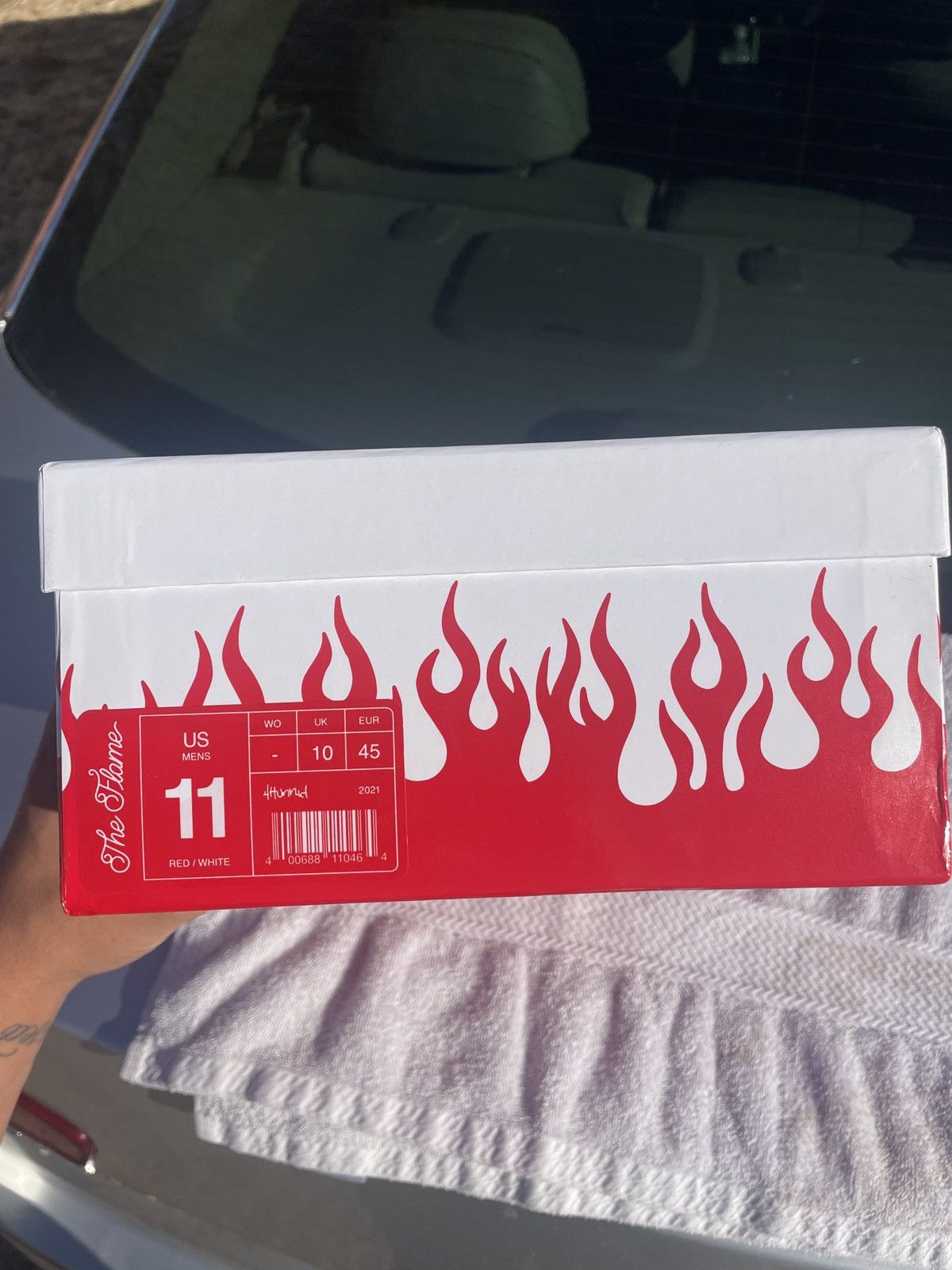 4HUNNID Yg 4hunnid X The Flame (DS) Size US 11 / EU 44 - 7 Thumbnail