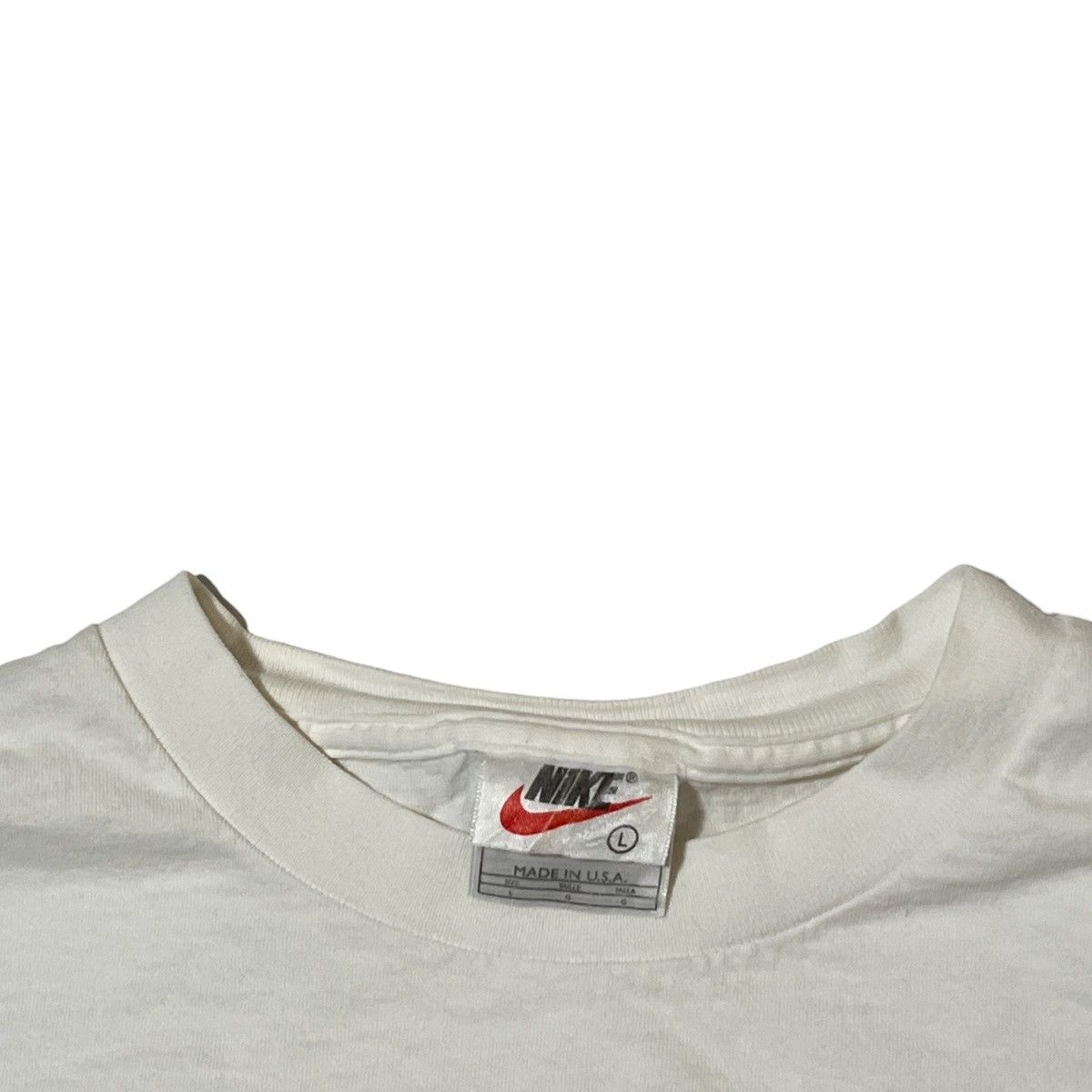Nike × Vintage 90s Nike Swoosh Longsleeve Size US L / EU 52-54 / 3 - 3 Thumbnail