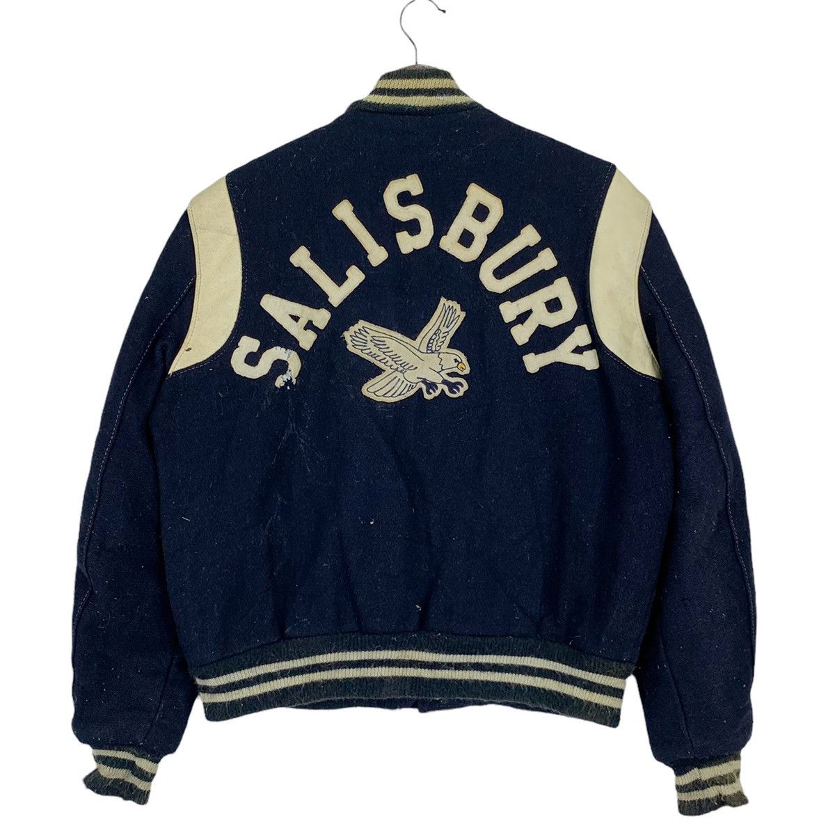 Delong Vintage 70s Salisbury Delong Sportswear Varsity Jacket Size US M / EU 48-50 / 2 - 1 Thumbnail
