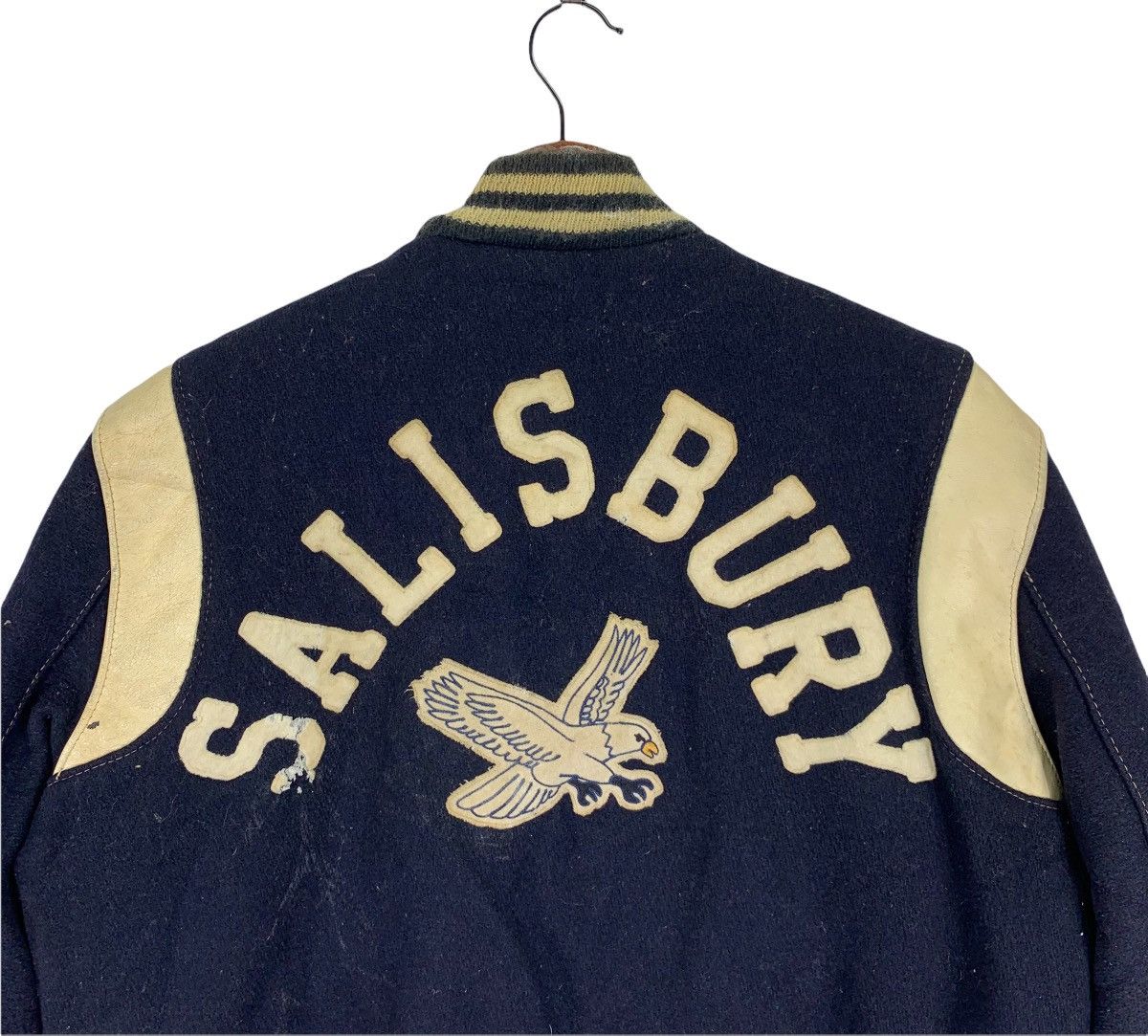Delong Vintage 70s Salisbury Delong Sportswear Varsity Jacket Size US M / EU 48-50 / 2 - 2 Thumbnail