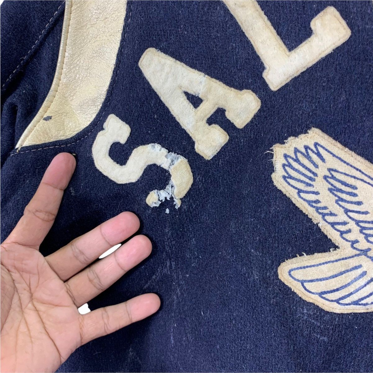 Delong Vintage 70s Salisbury Delong Sportswear Varsity Jacket Size US M / EU 48-50 / 2 - 5 Thumbnail