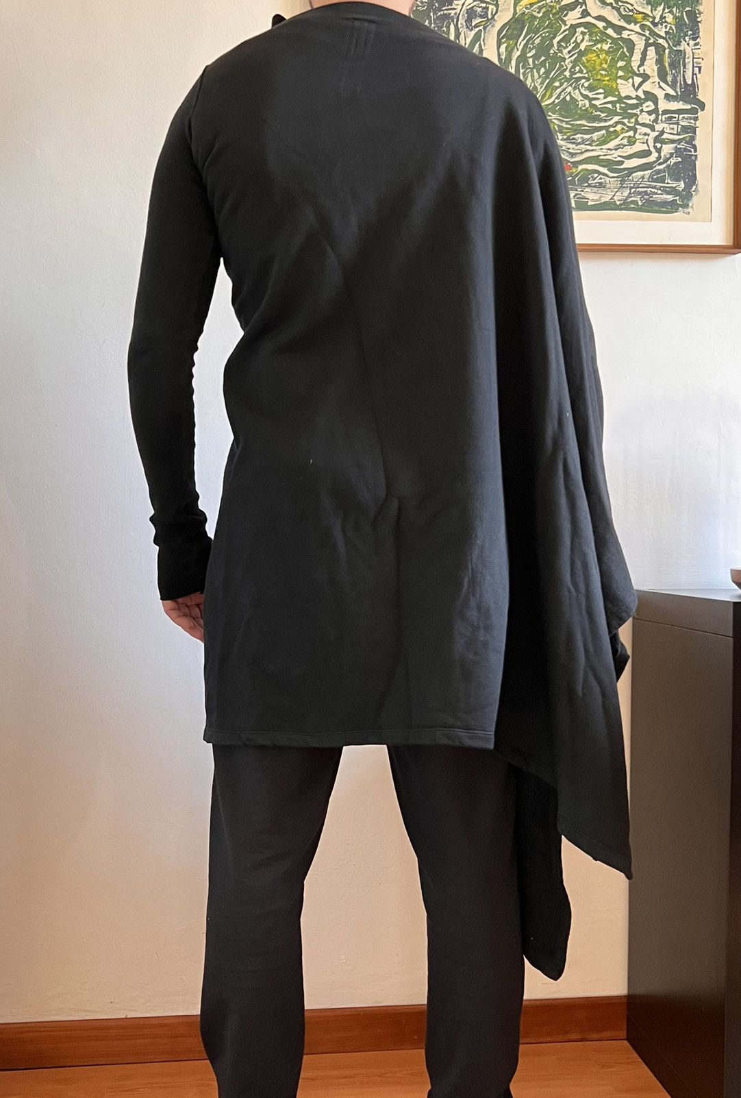 Rick Owens Drkshdw Asymmetrical Cotton Sweater Size US S / EU 44-46 / 1 - 9 Thumbnail