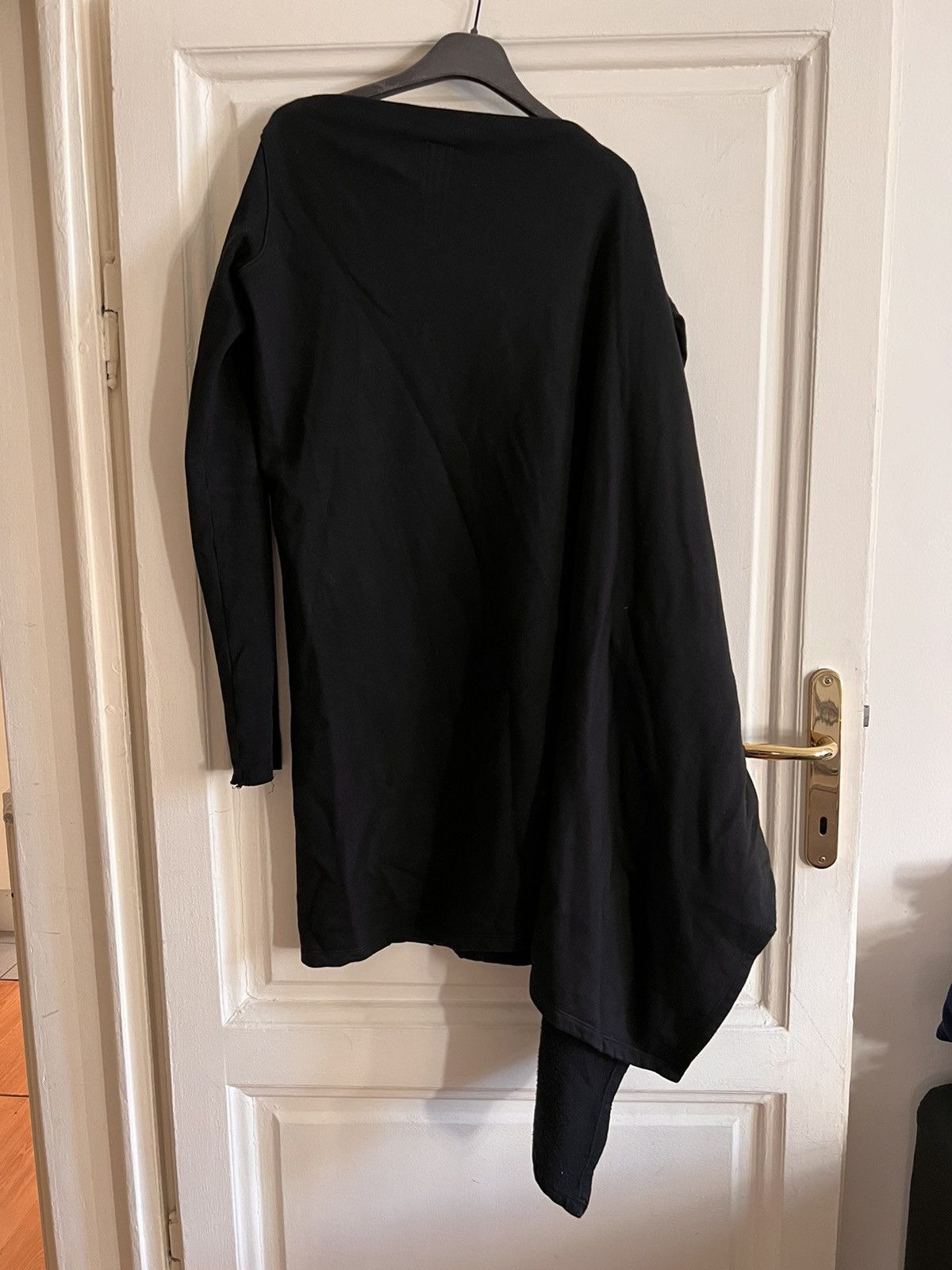 Rick Owens Drkshdw Asymmetrical Cotton Sweater Size US S / EU 44-46 / 1 - 6 Thumbnail