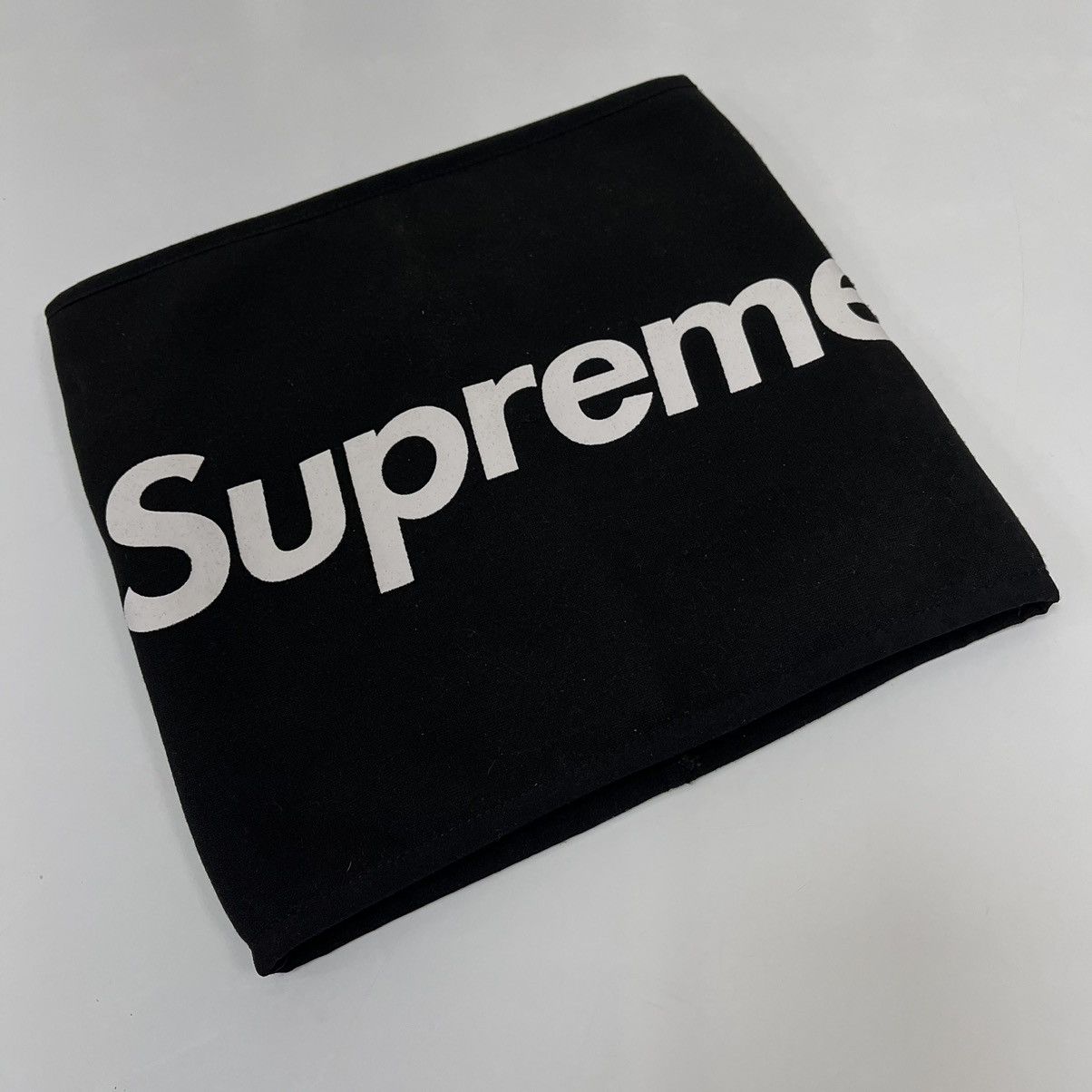 image of Supreme Big Logo Gaiter Black (Fw15), Men's