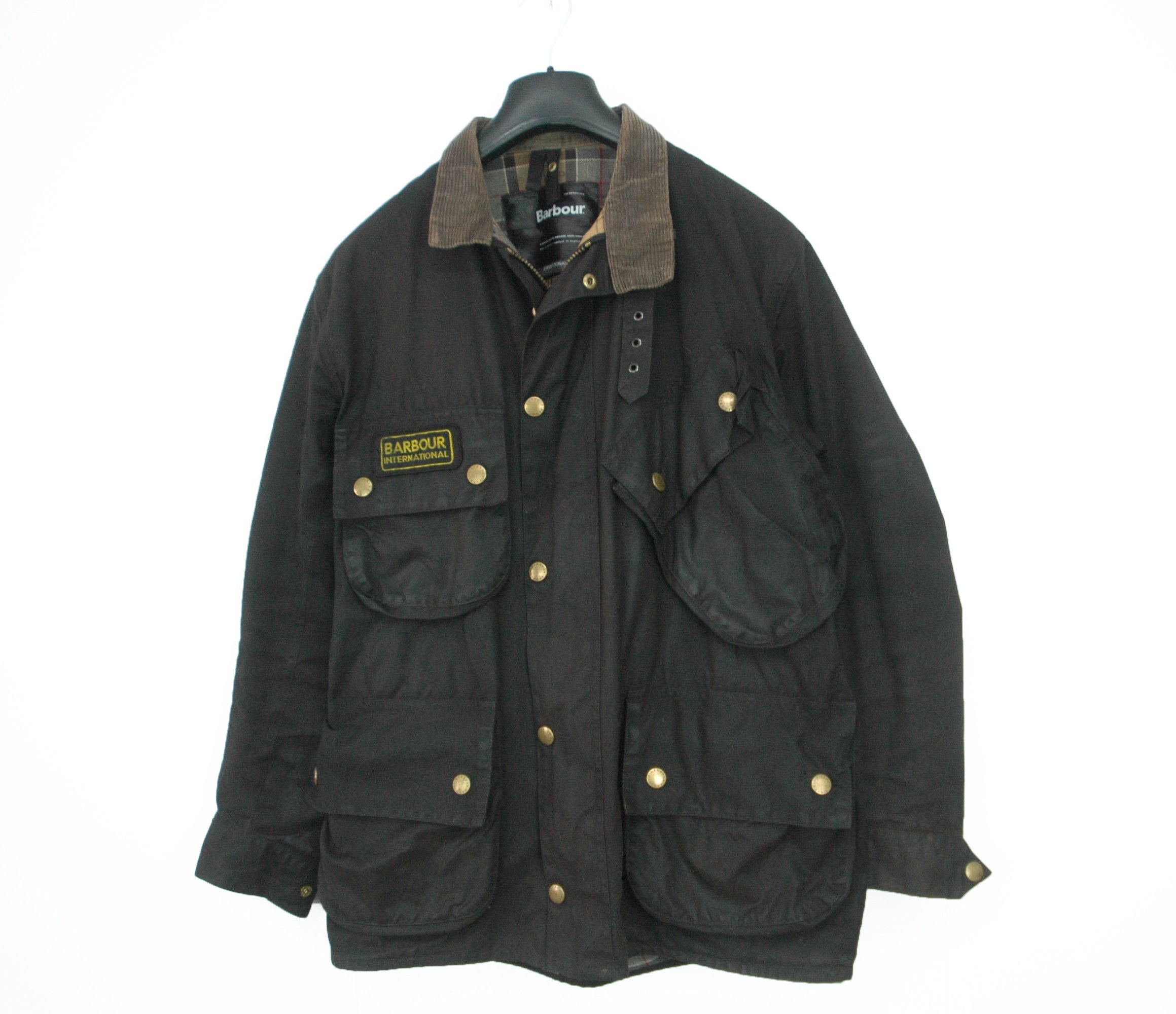 Barbour Vintage BARBOUR International Waxed A7 Motorcycle Jacket | Grailed