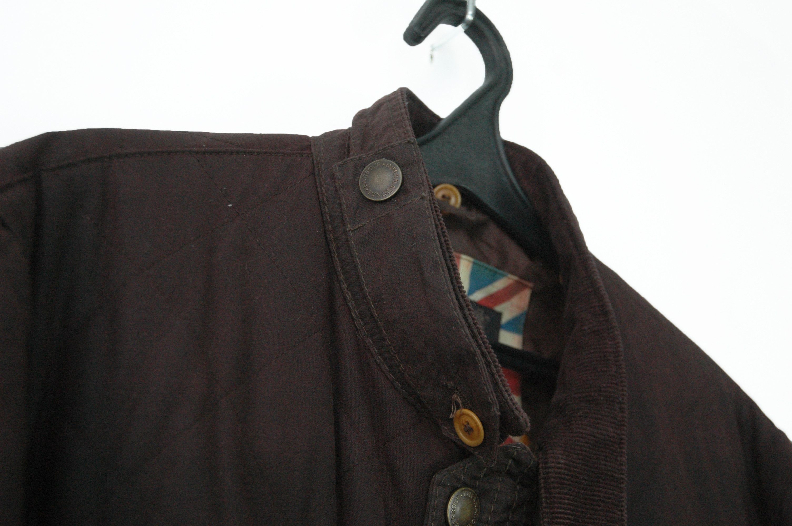 Barbour BARBOUR International Waxed Speedometer Sherpa Jacket Size US L / EU 52-54 / 3 - 6 Thumbnail
