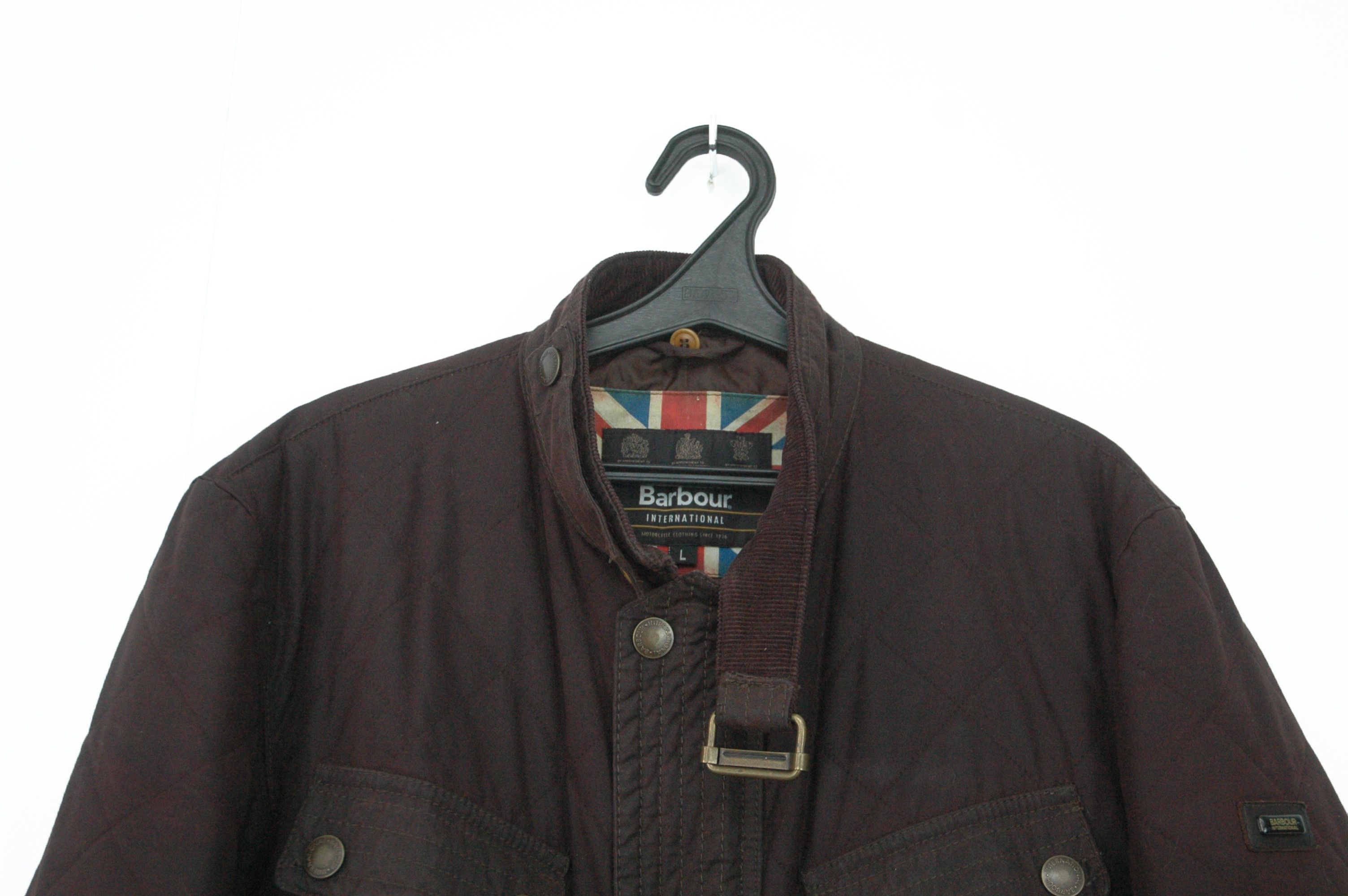 Barbour BARBOUR International Waxed Speedometer Sherpa Jacket Size US L / EU 52-54 / 3 - 5 Thumbnail