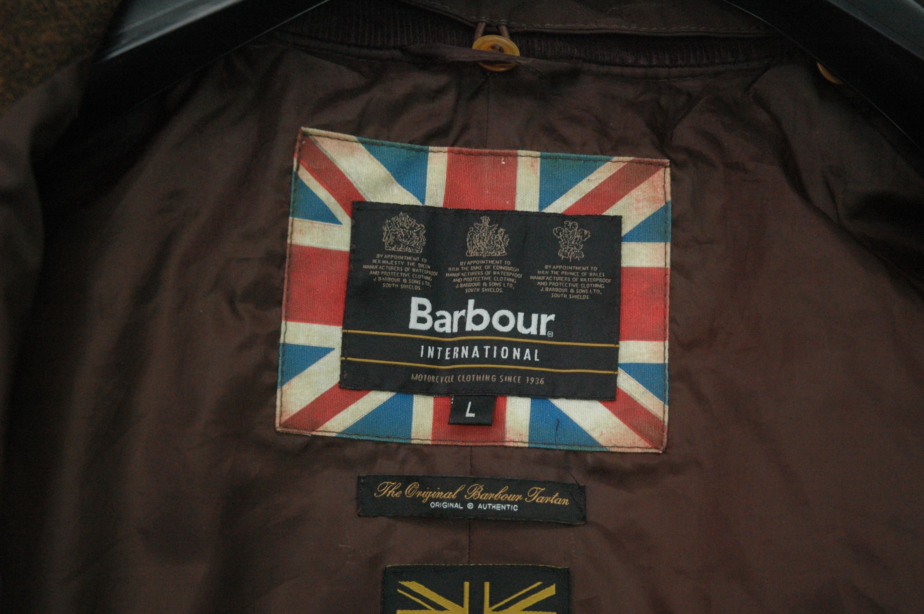 Barbour BARBOUR International Waxed Speedometer Sherpa Jacket Size US L / EU 52-54 / 3 - 15 Thumbnail
