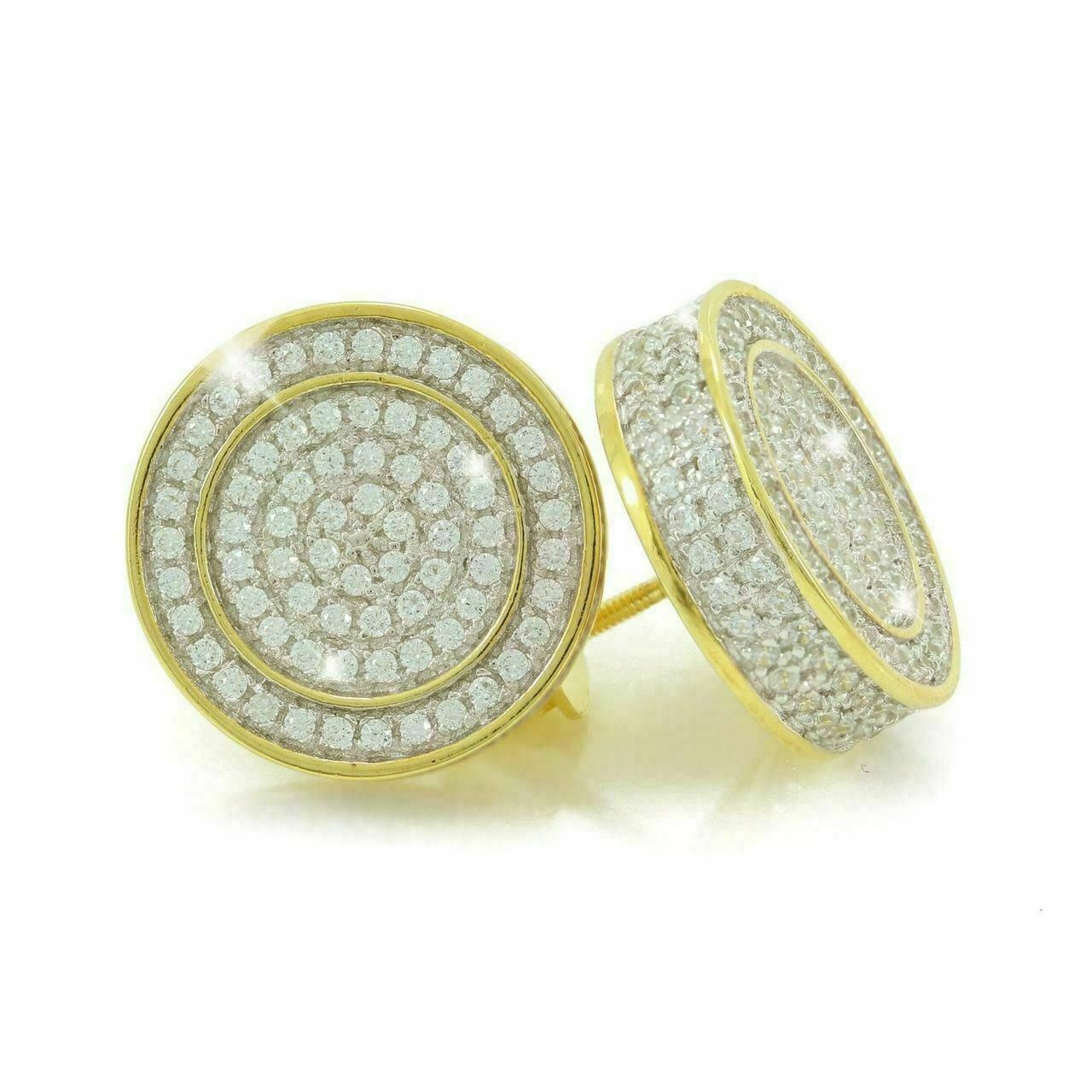 14k Gold Plated 925 Silver 1/2