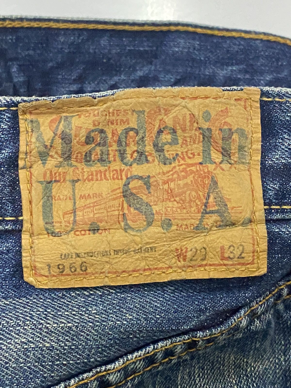 Vintage Vintage Sugarcane Usa Denim Redline w28” Size US 28 / EU 44 - 19 Thumbnail