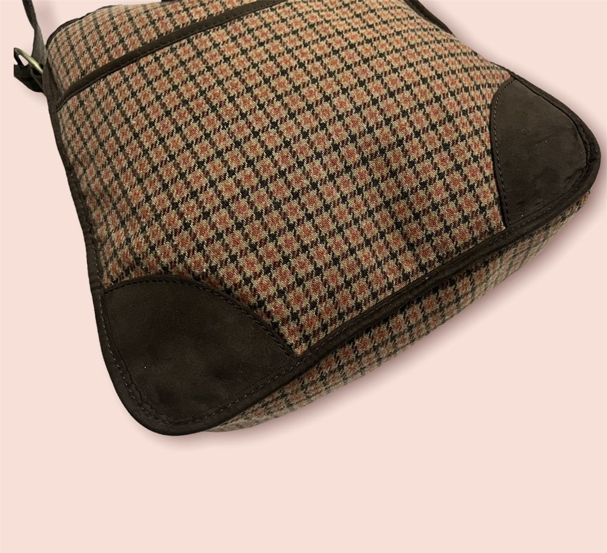 Japanese Brand × Uniqlo × Vintage VINTAGE UNIQLO CHECKERED WOOL BLEND CROSSBODY SLING Size ONE SIZE - 10 Thumbnail