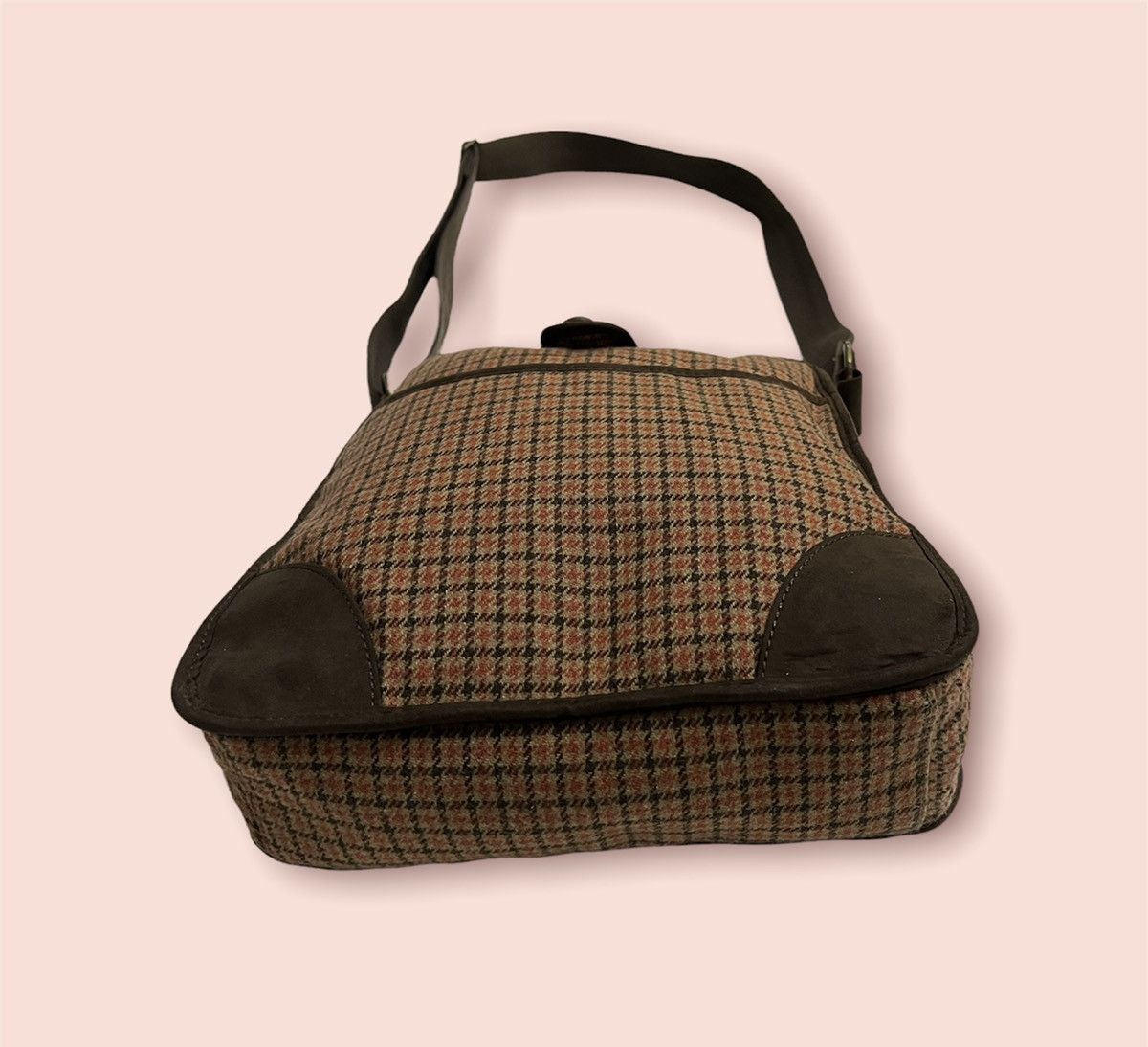 Japanese Brand × Uniqlo × Vintage VINTAGE UNIQLO CHECKERED WOOL BLEND CROSSBODY SLING Size ONE SIZE - 9 Thumbnail
