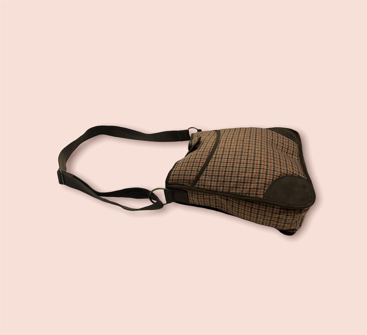 Japanese Brand × Uniqlo × Vintage VINTAGE UNIQLO CHECKERED WOOL BLEND CROSSBODY SLING Size ONE SIZE - 5 Thumbnail