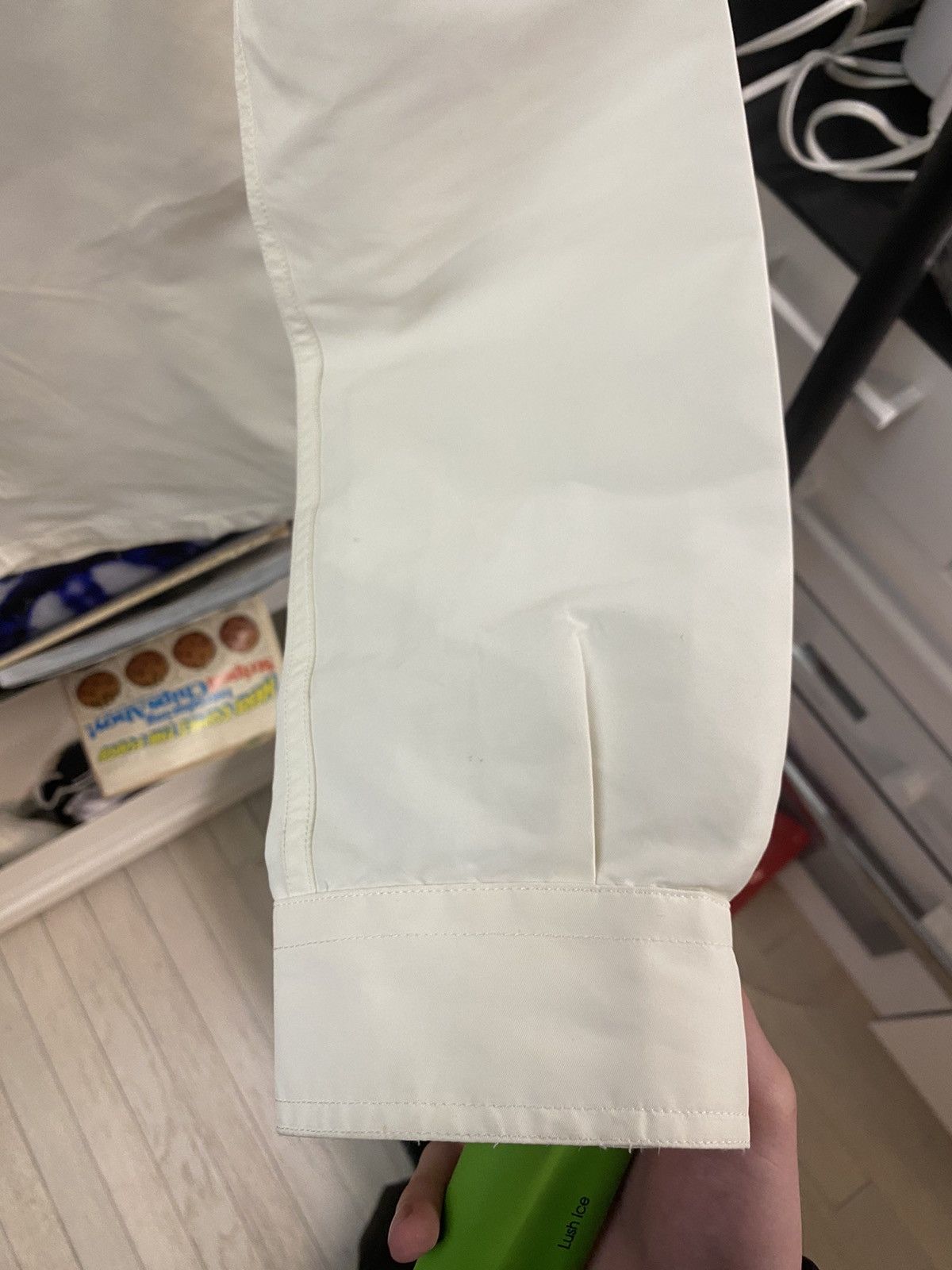 Rick Owens × Rick Owens Drkshdw SS18 Dirt Jacket in Chalk White Size US S / EU 44-46 / 1 - 9 Thumbnail