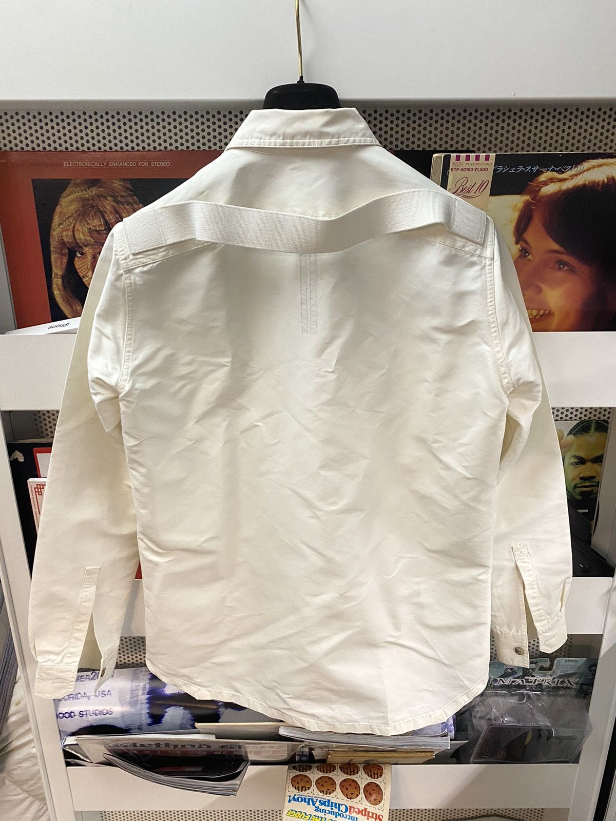 Rick Owens × Rick Owens Drkshdw SS18 Dirt Jacket in Chalk White Size US S / EU 44-46 / 1 - 2 Thumbnail