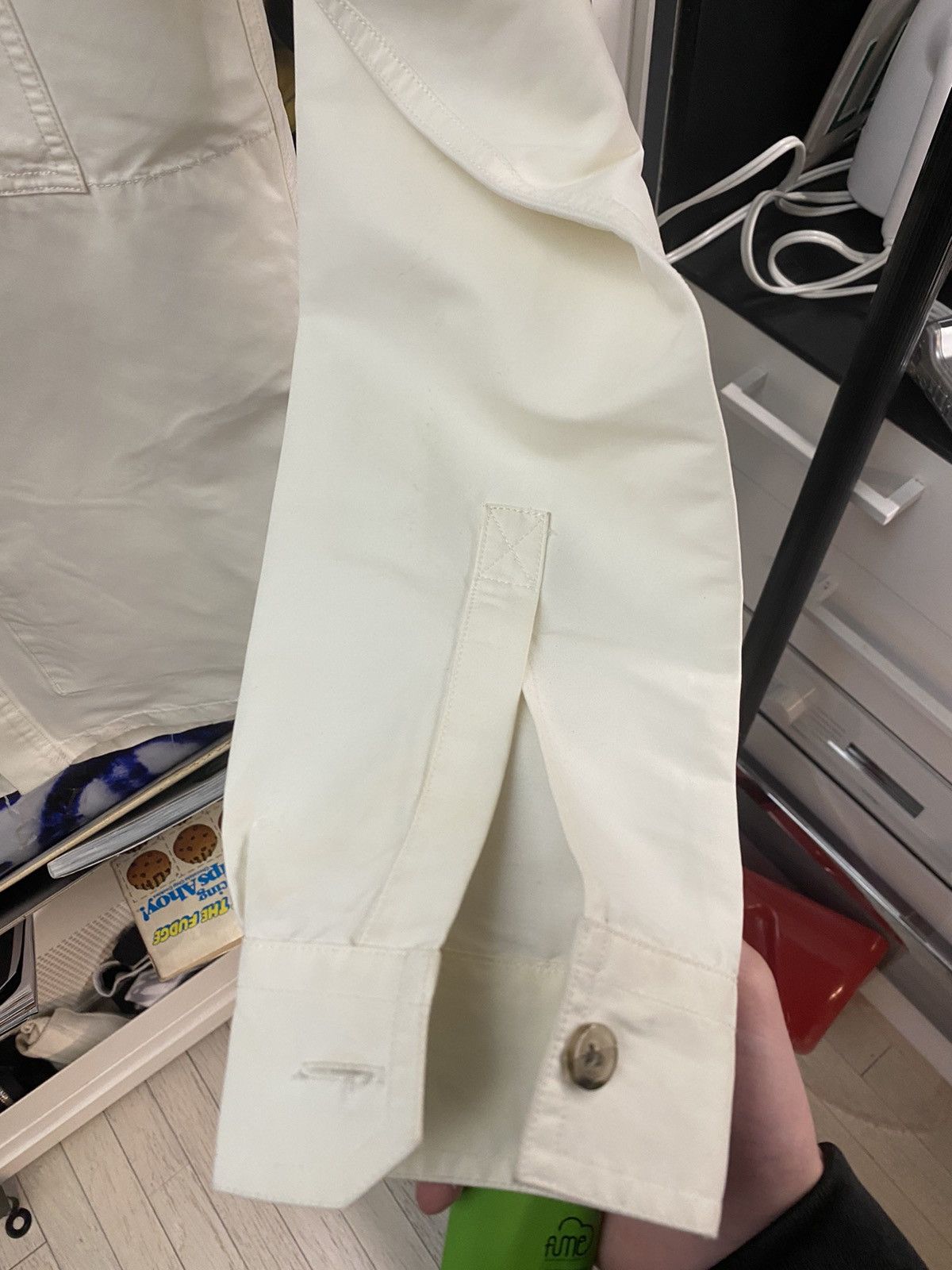 Rick Owens × Rick Owens Drkshdw SS18 Dirt Jacket in Chalk White Size US S / EU 44-46 / 1 - 8 Thumbnail