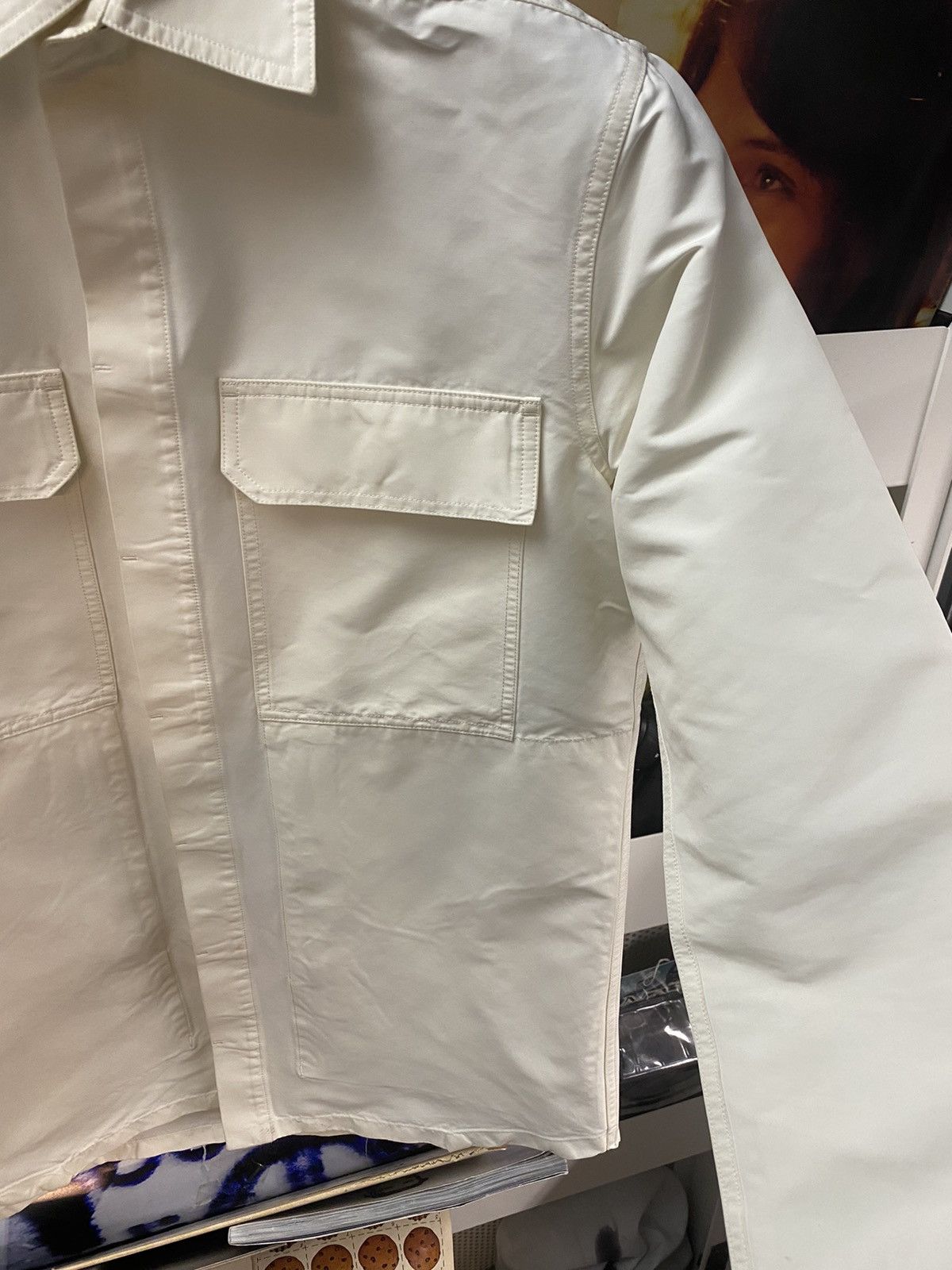 Rick Owens × Rick Owens Drkshdw SS18 Dirt Jacket in Chalk White Size US S / EU 44-46 / 1 - 3 Thumbnail