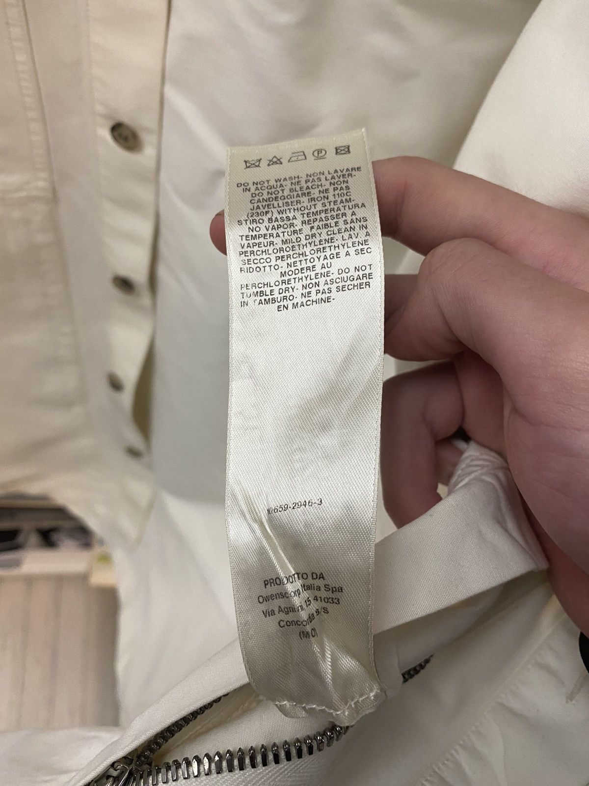 Rick Owens × Rick Owens Drkshdw SS18 Dirt Jacket in Chalk White Size US S / EU 44-46 / 1 - 18 Thumbnail