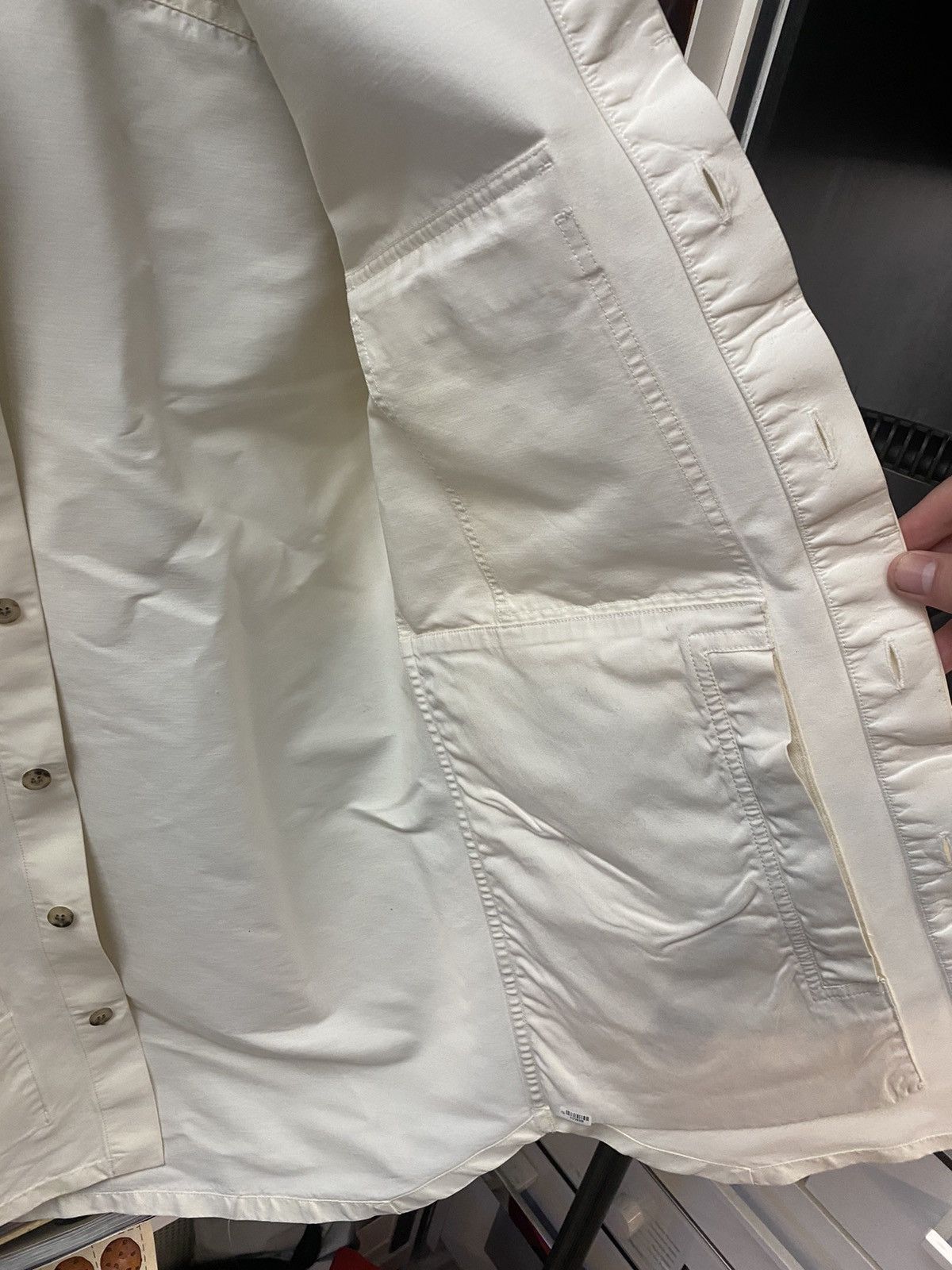Rick Owens × Rick Owens Drkshdw SS18 Dirt Jacket in Chalk White Size US S / EU 44-46 / 1 - 15 Thumbnail
