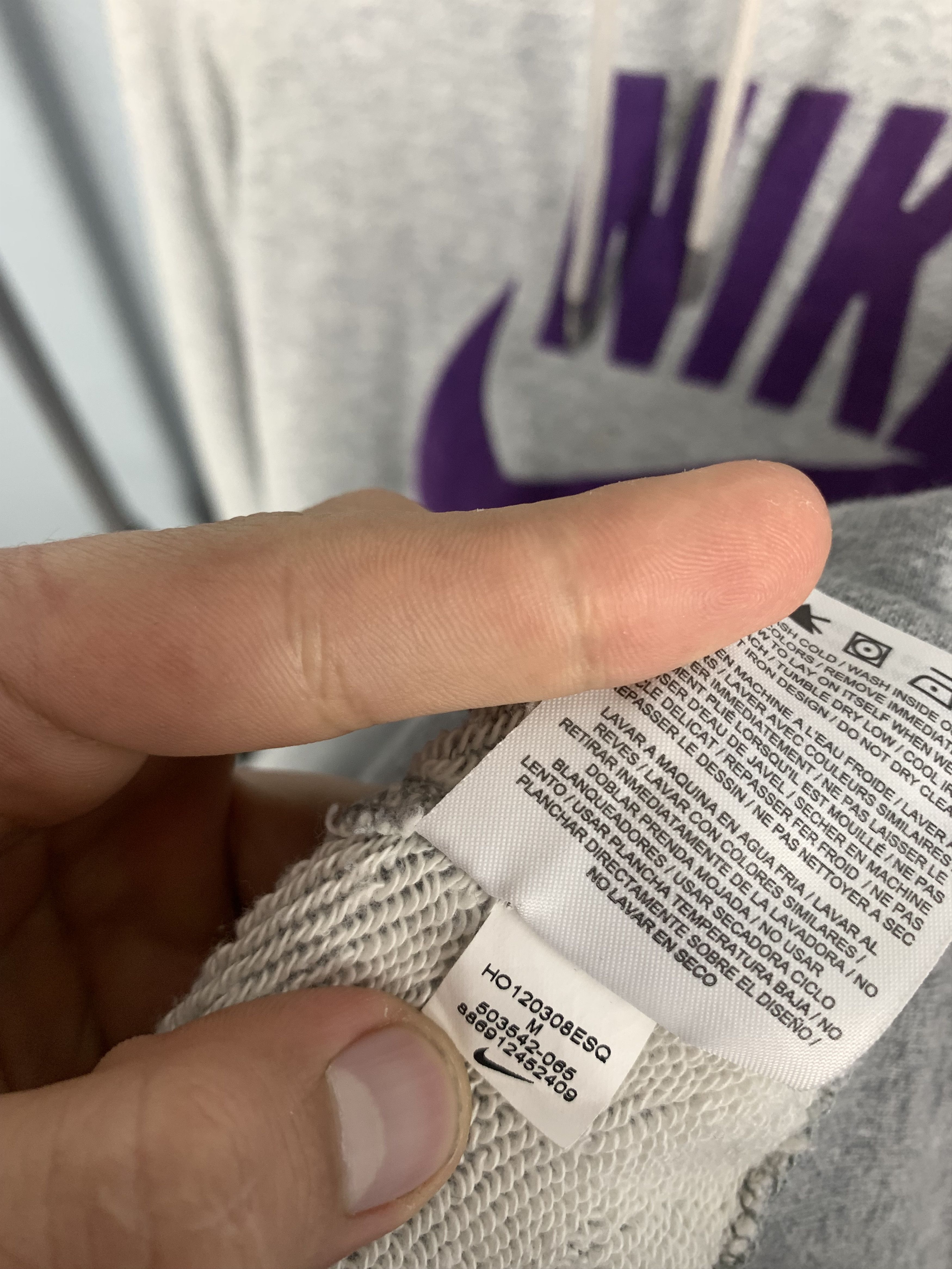Nike Nike Womens Big Logo Hoodie Y2K Swoosh Size ONE SIZE - 5 Thumbnail