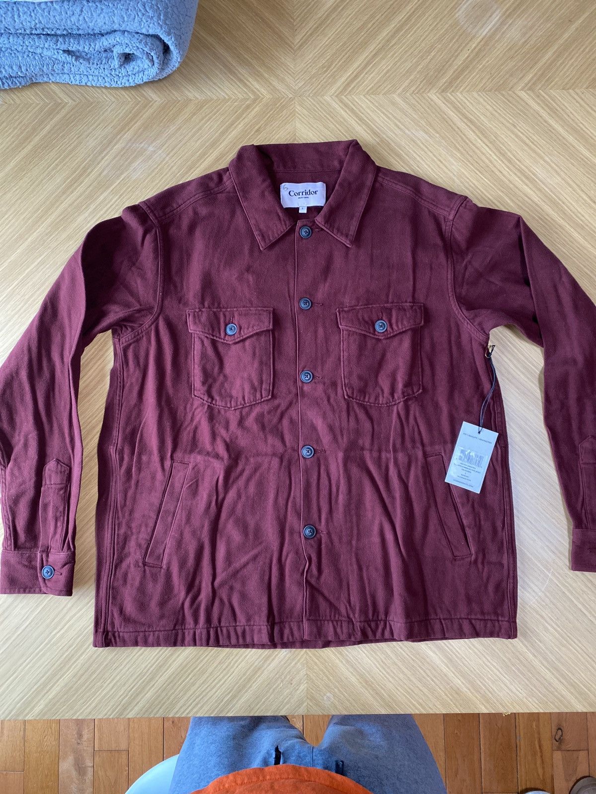 Corridor Moleskin Crimson Military Jacket Grailed