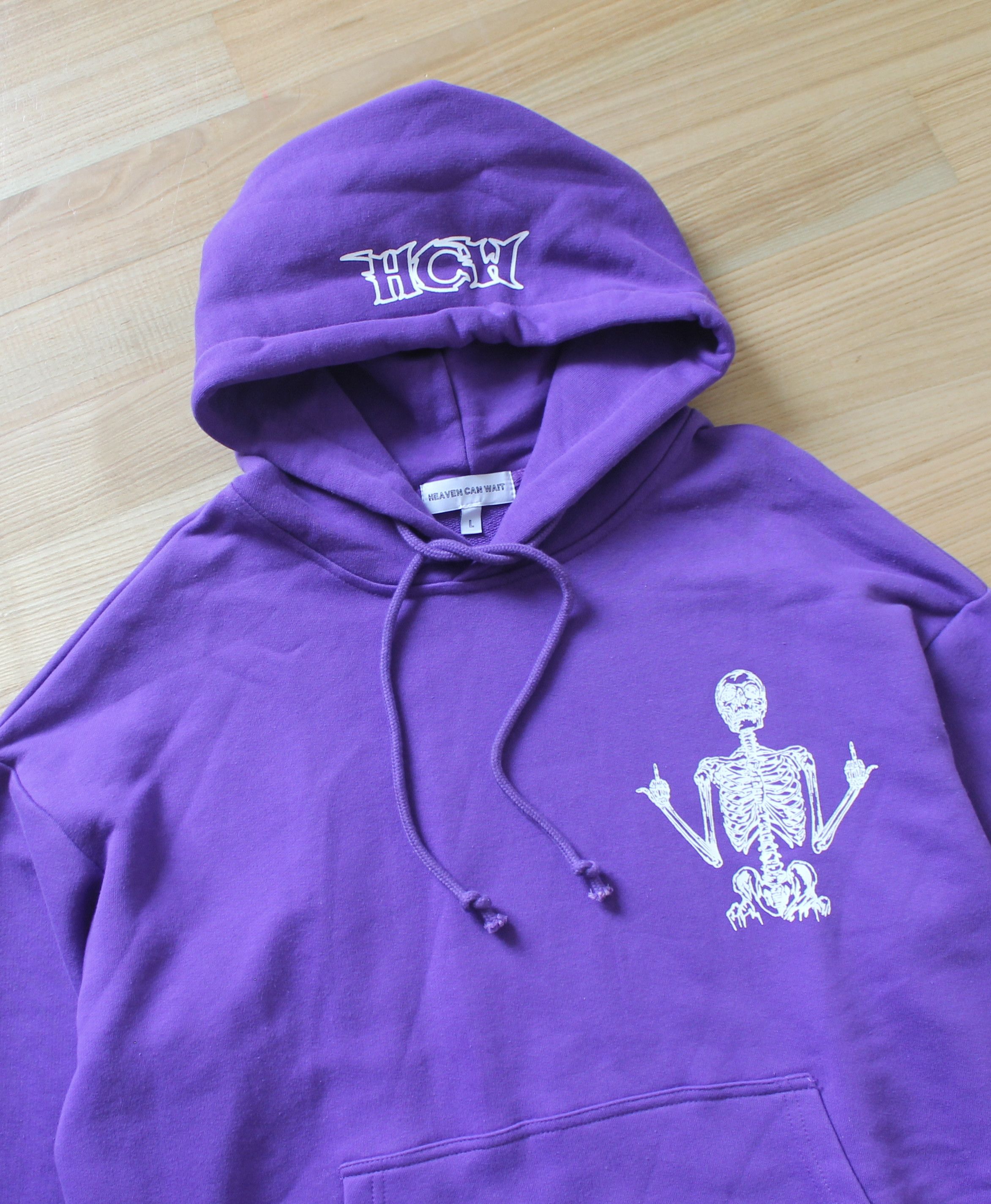 Heaven by Marc Jacobs Heaven Can Wait Hoodie Skeleton Bones Size US L / EU 52-54 / 3 - 6 Thumbnail