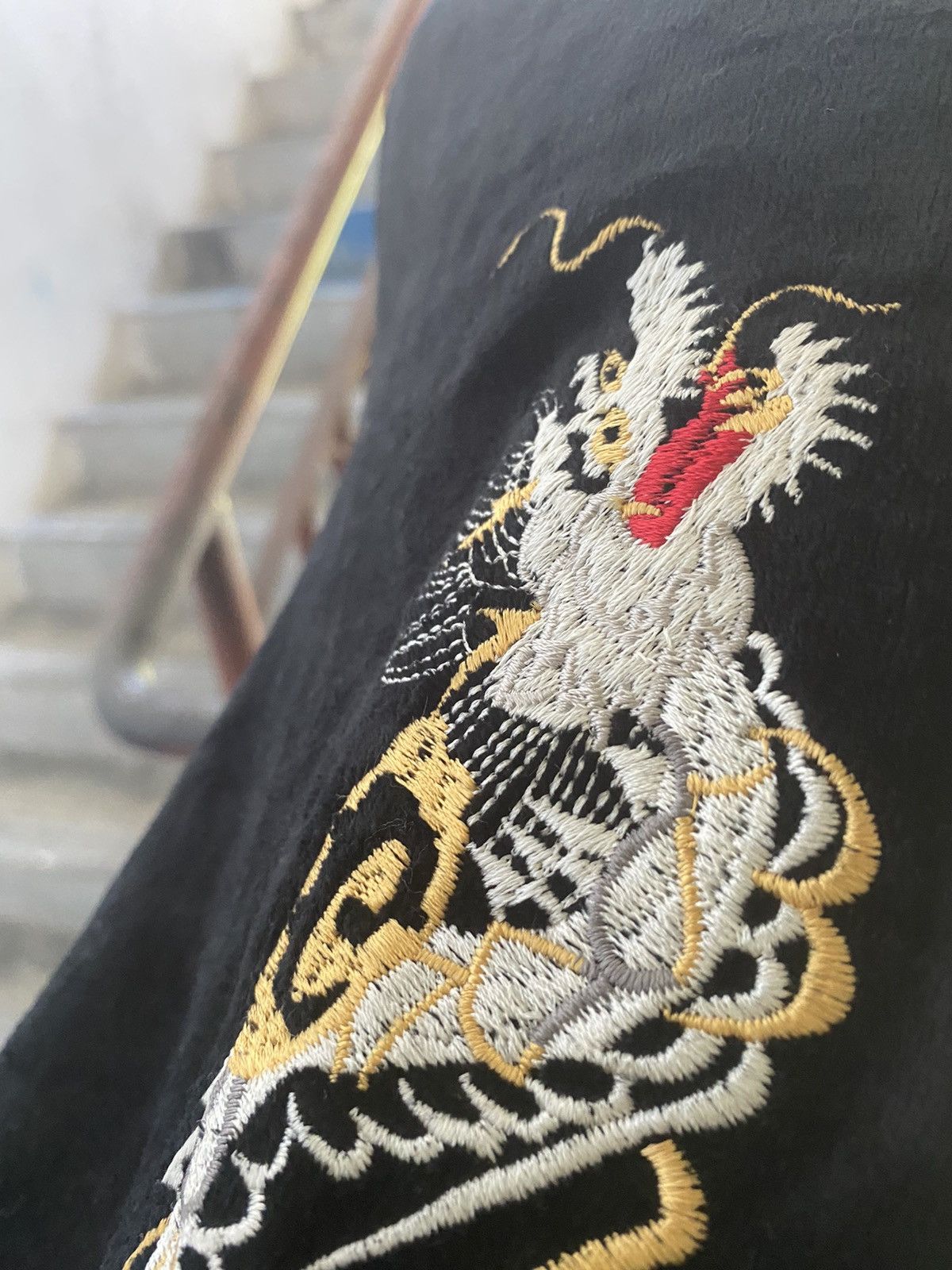Japanese Brand × Velvet SUKAJAN EMBROIDED 2 ELEMENTS RIVERSIBLE VELVET JACKET Size US M / EU 48-50 / 2 - 7 Thumbnail