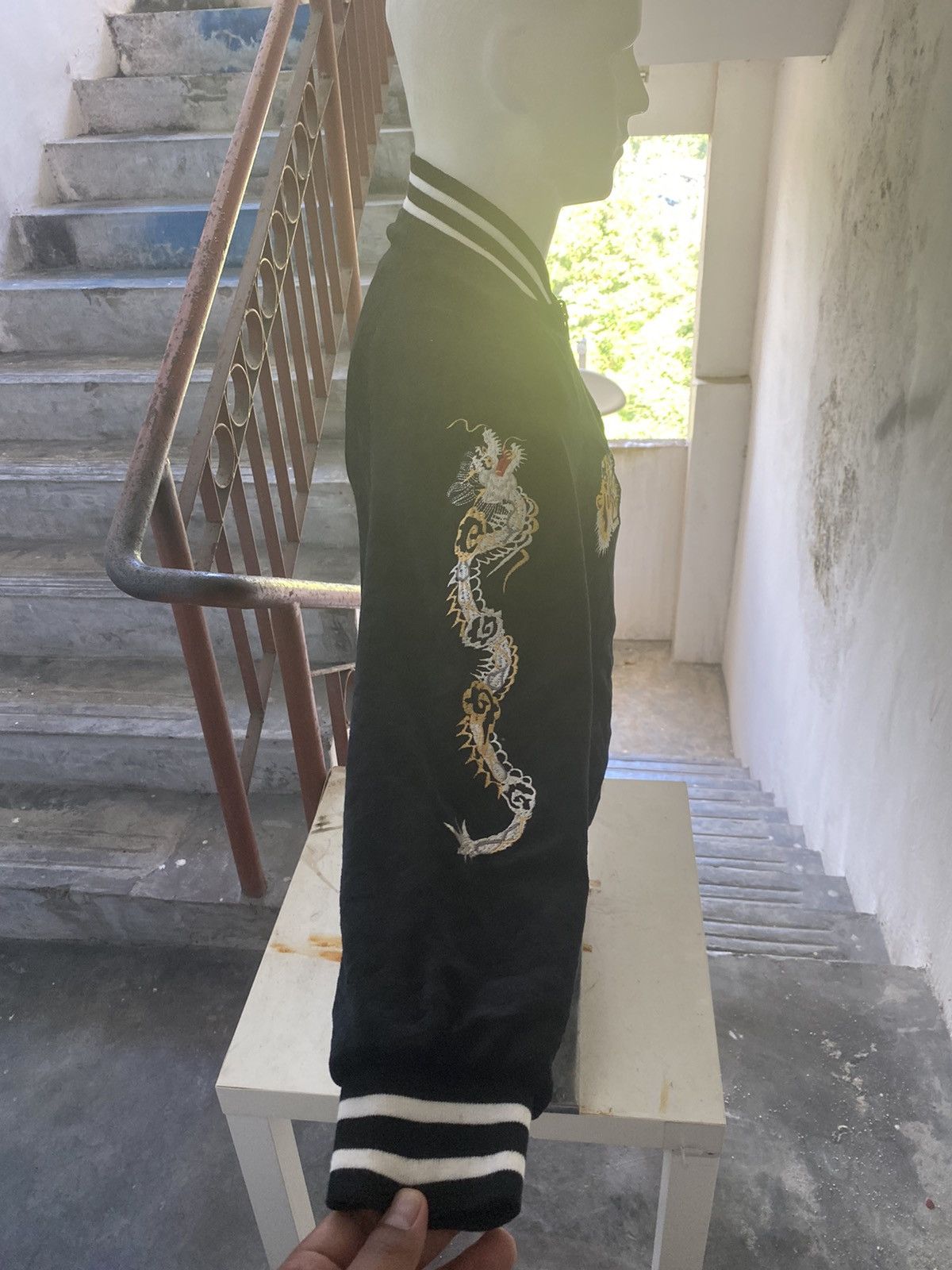Japanese Brand × Velvet SUKAJAN EMBROIDED 2 ELEMENTS RIVERSIBLE VELVET JACKET Size US M / EU 48-50 / 2 - 5 Thumbnail