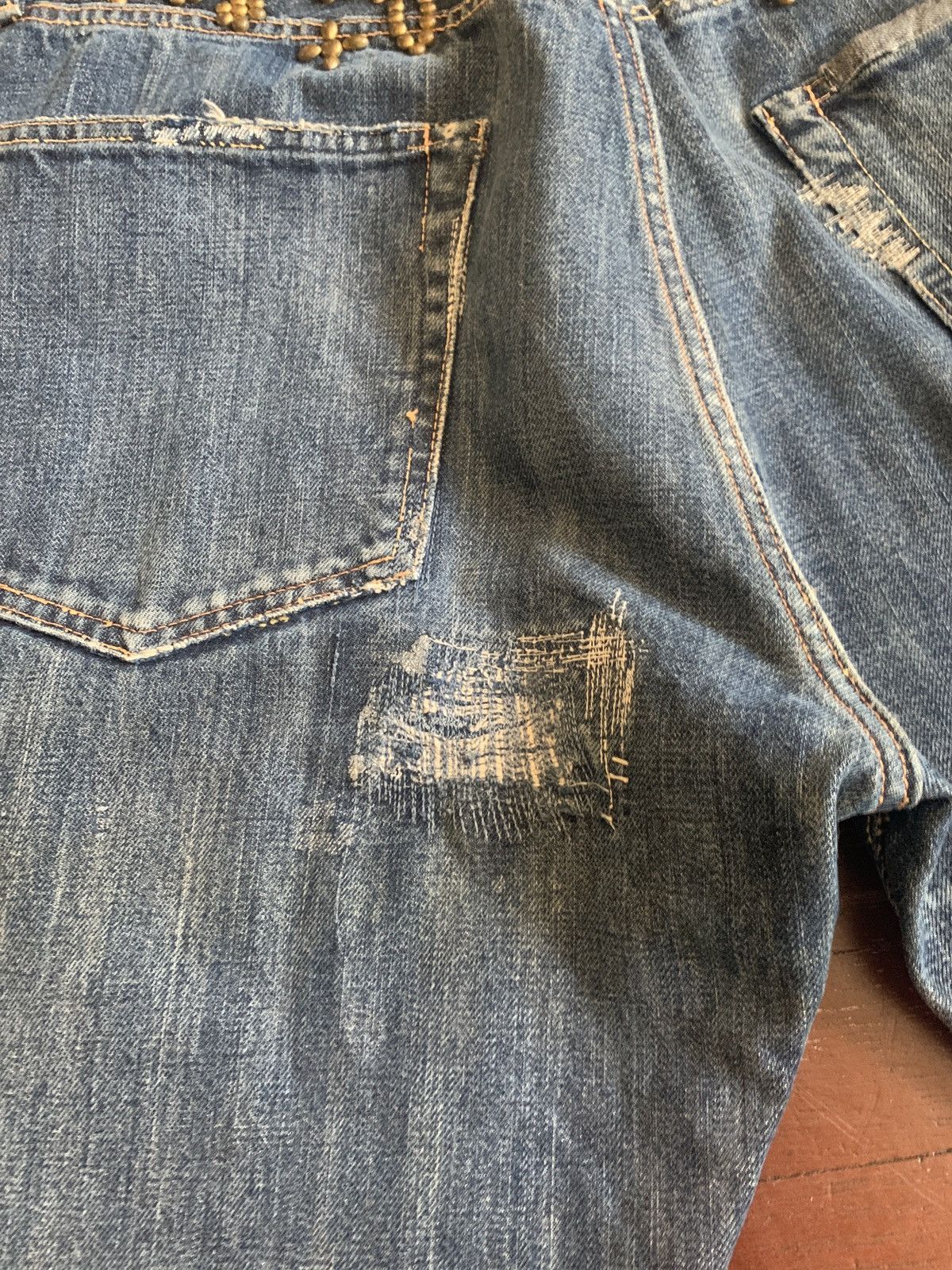Kapital Kountry Kapital Kountry Selvage Studded Denim Size US 34 / EU 50 - 3 Thumbnail